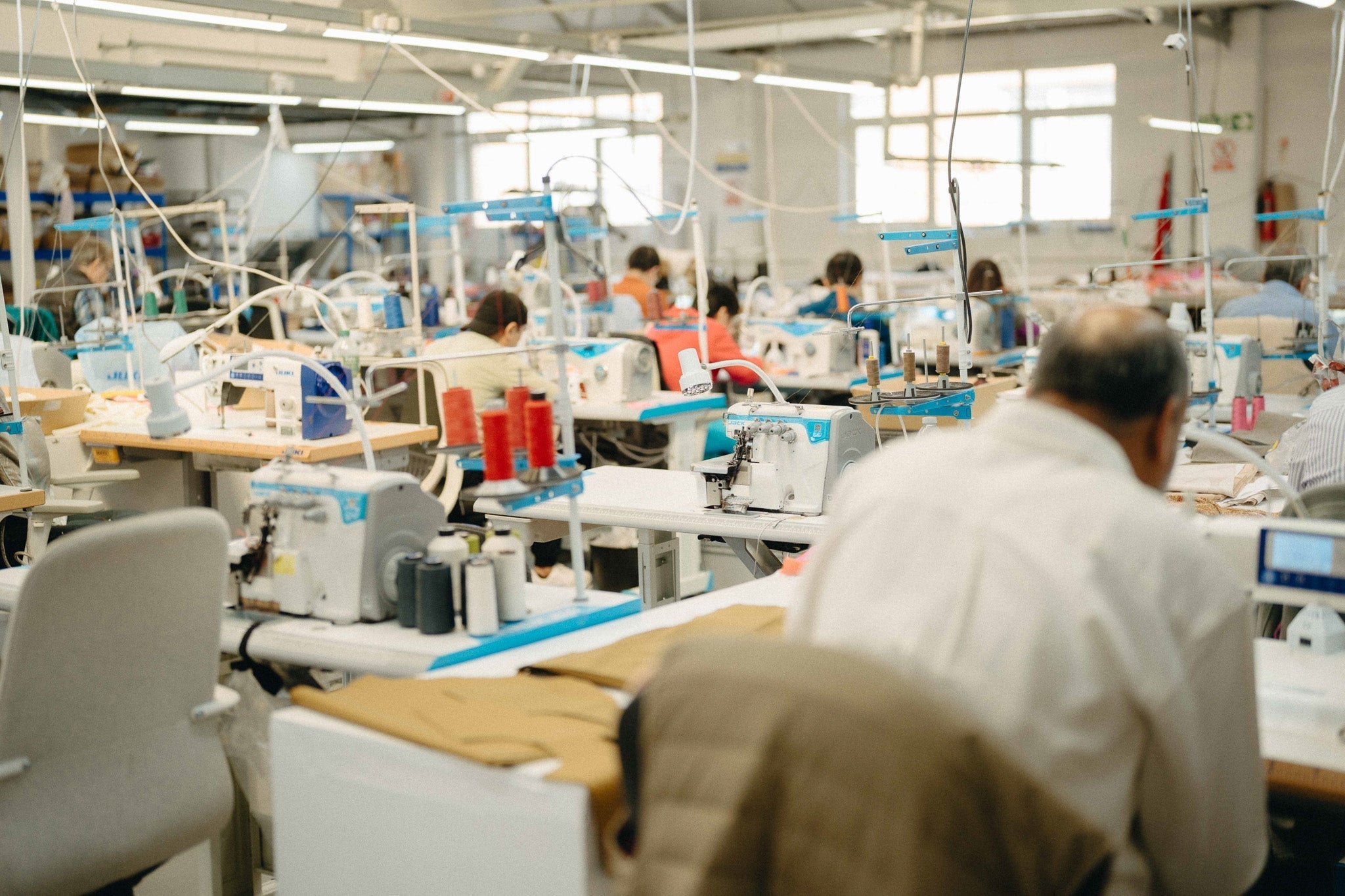 A visit to our chore jacket factory