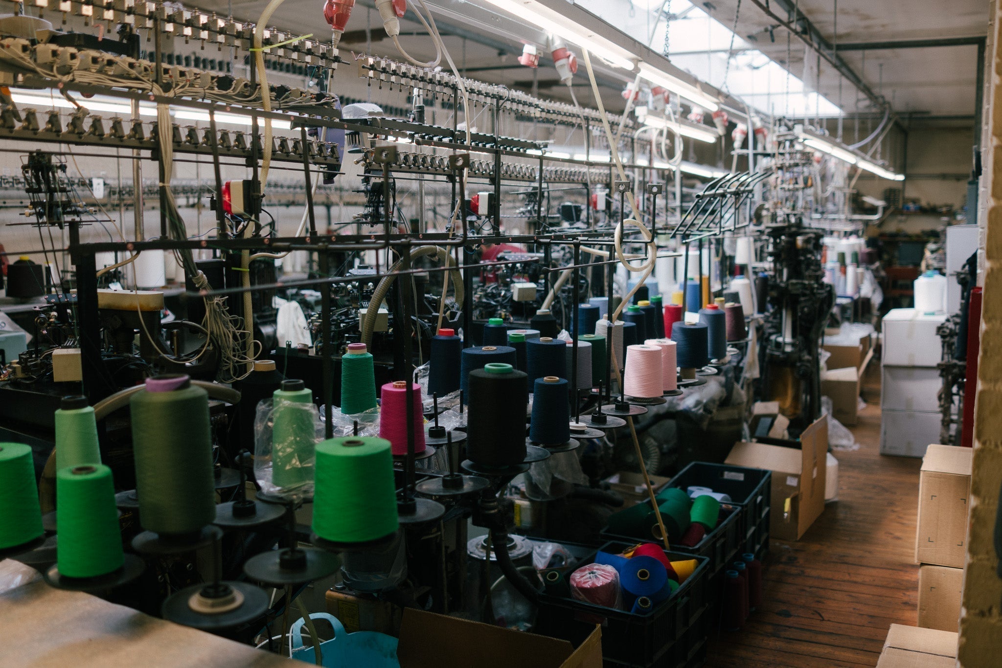 A visit to our sock maker