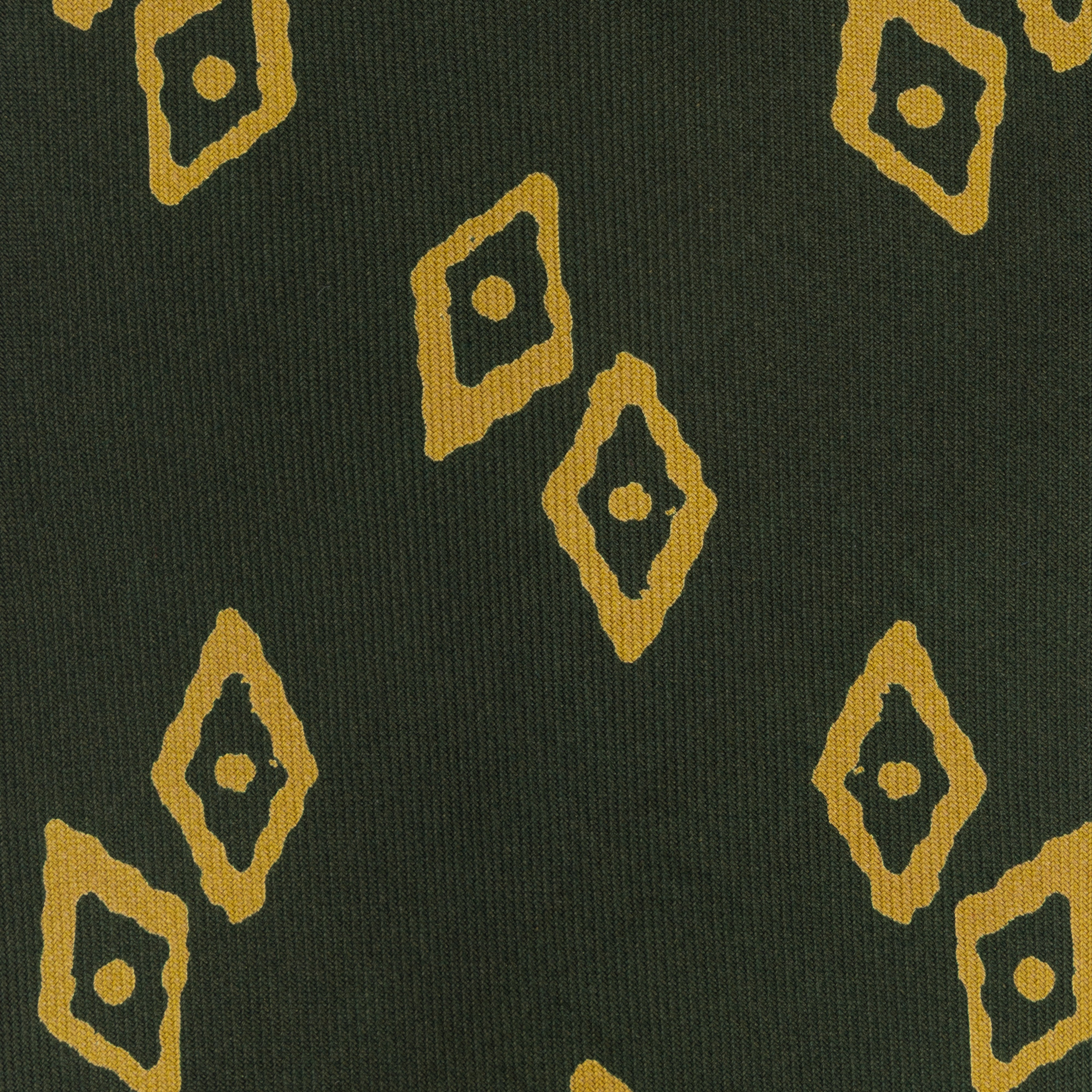 Forest Scattered Diamond Printed Silk Tie
