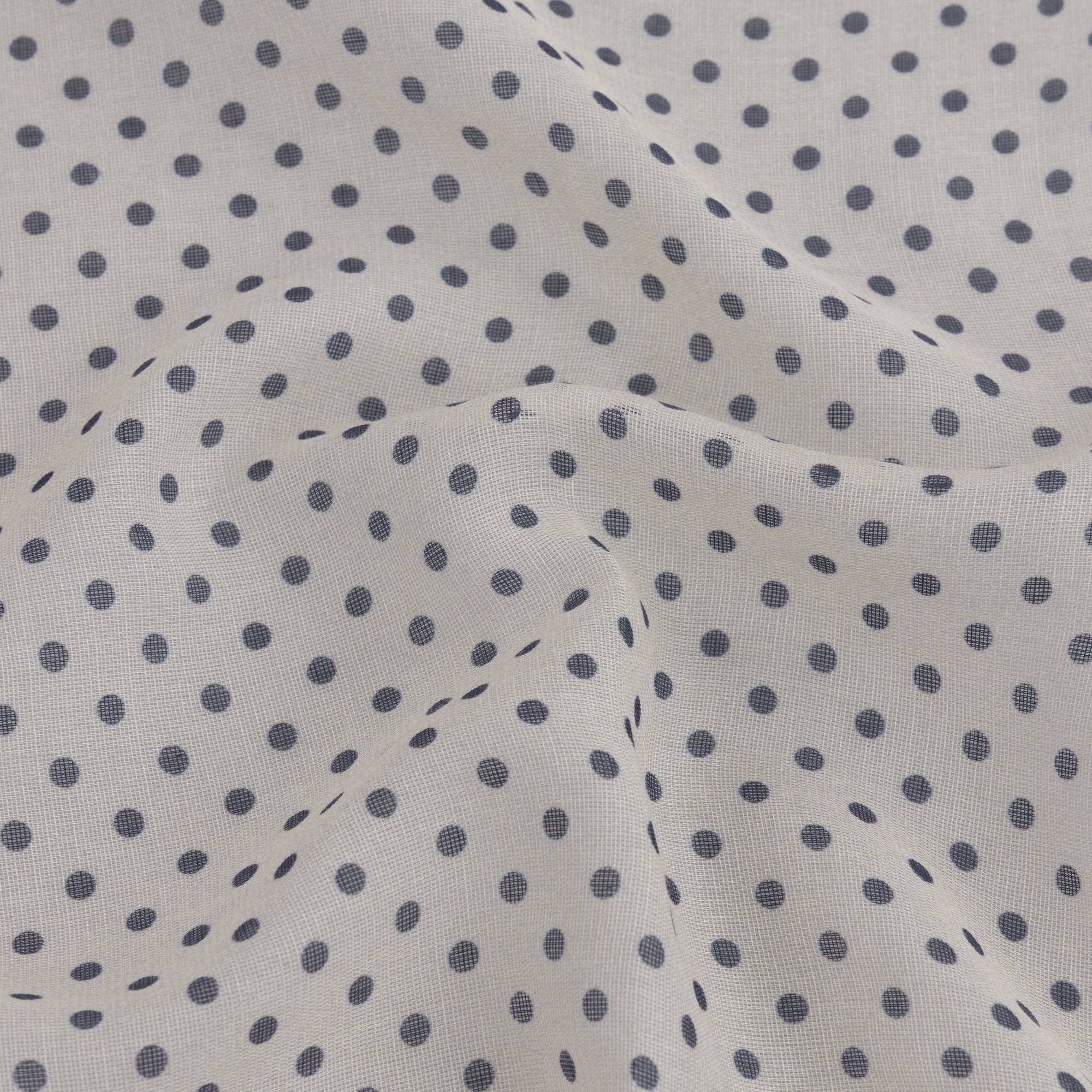 Featherweight Ecru Spotted Neckerchief