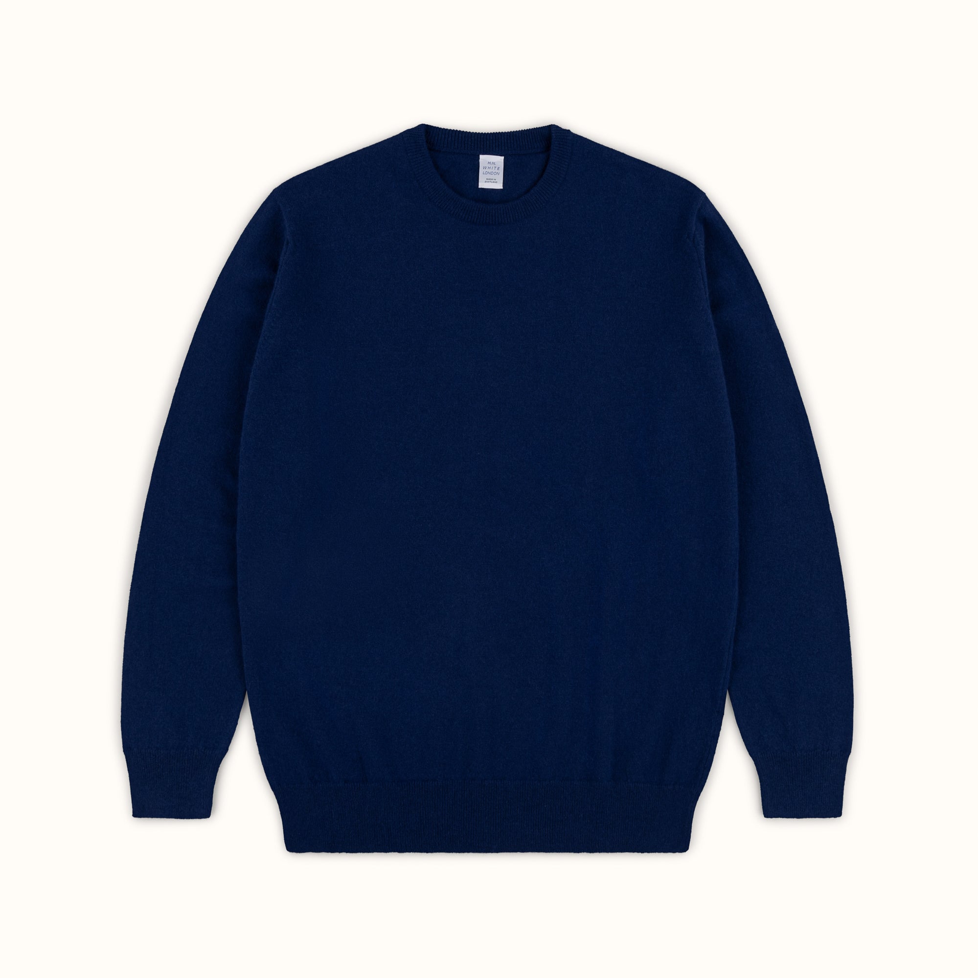 Mens blue crew neck jumper deals