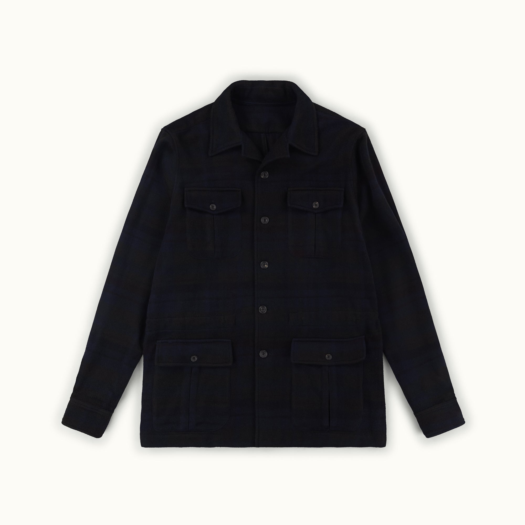 Blackwatch Cashmere Safari Jacket