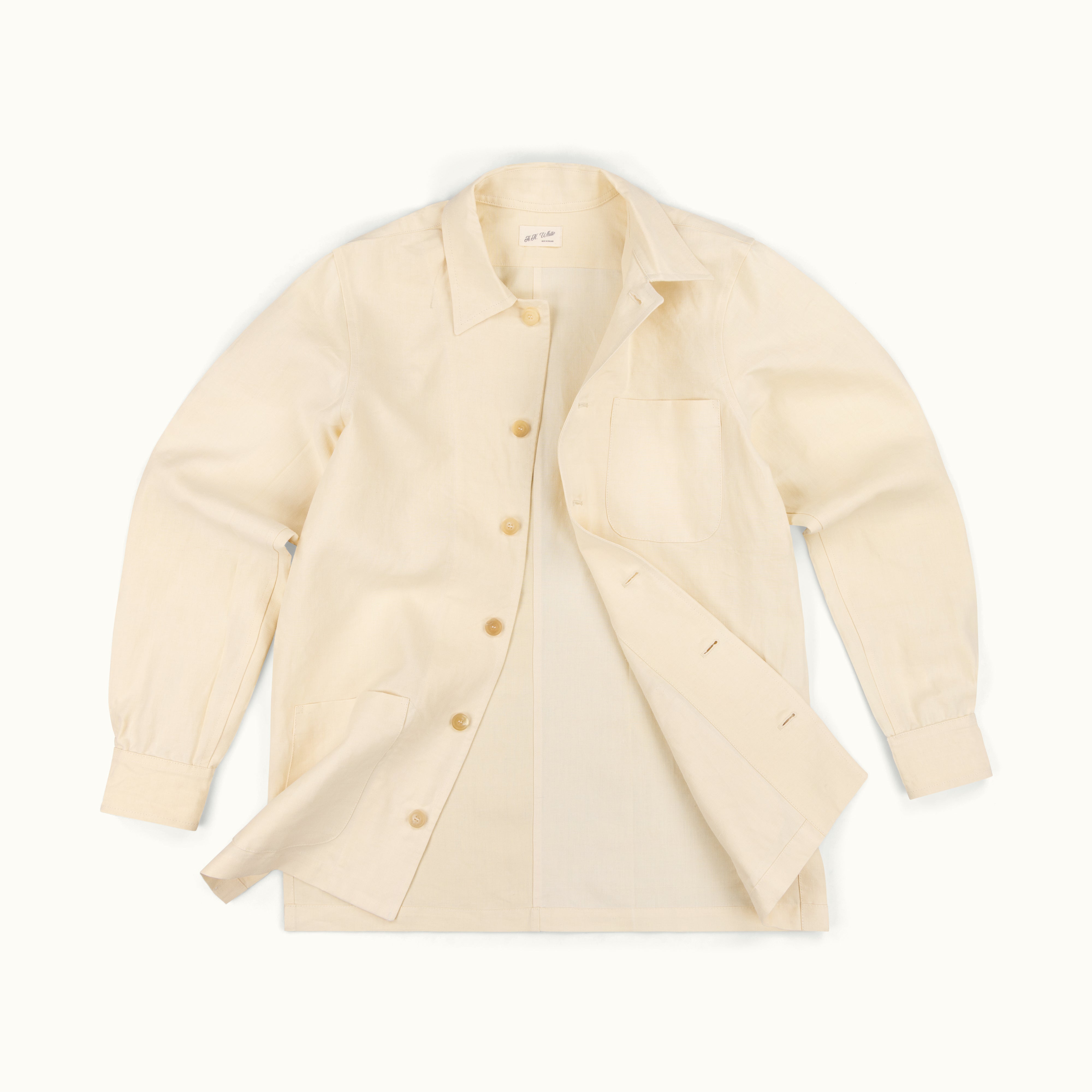 Vintage French Linen Chore Jacket Type 1