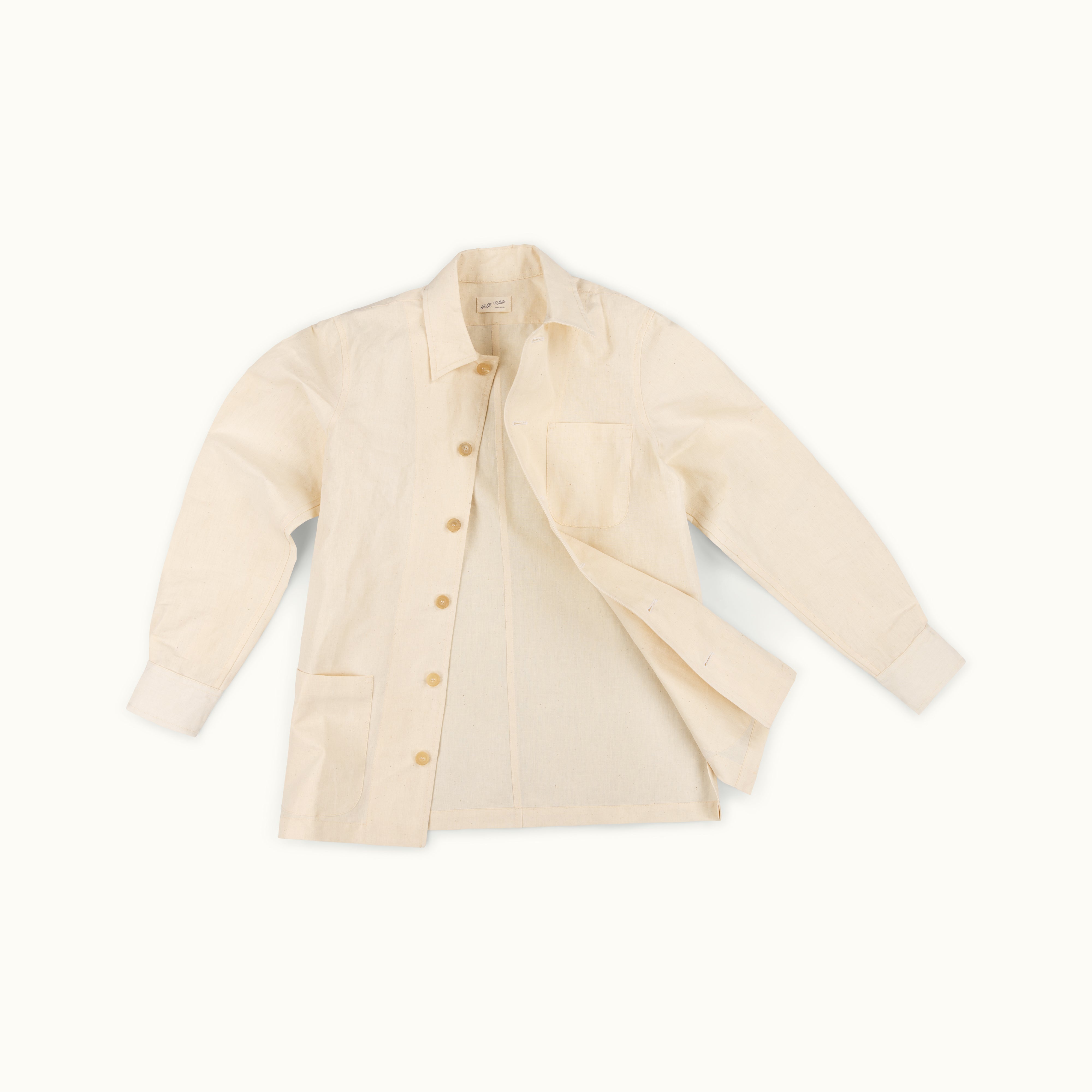 Vintage French Linen Chore Jacket Type 2