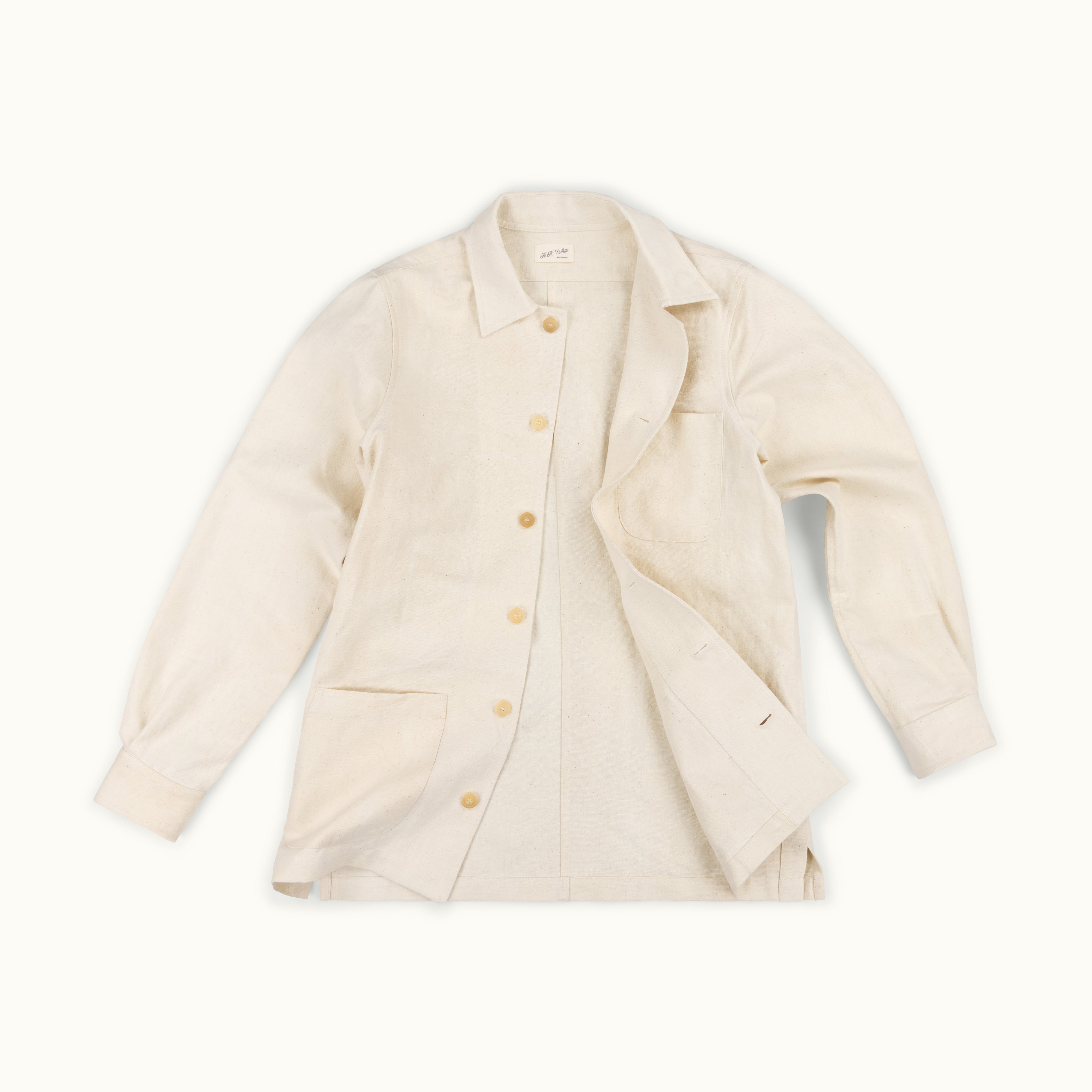 Vintage French Linen Chore Jacket Type 4
