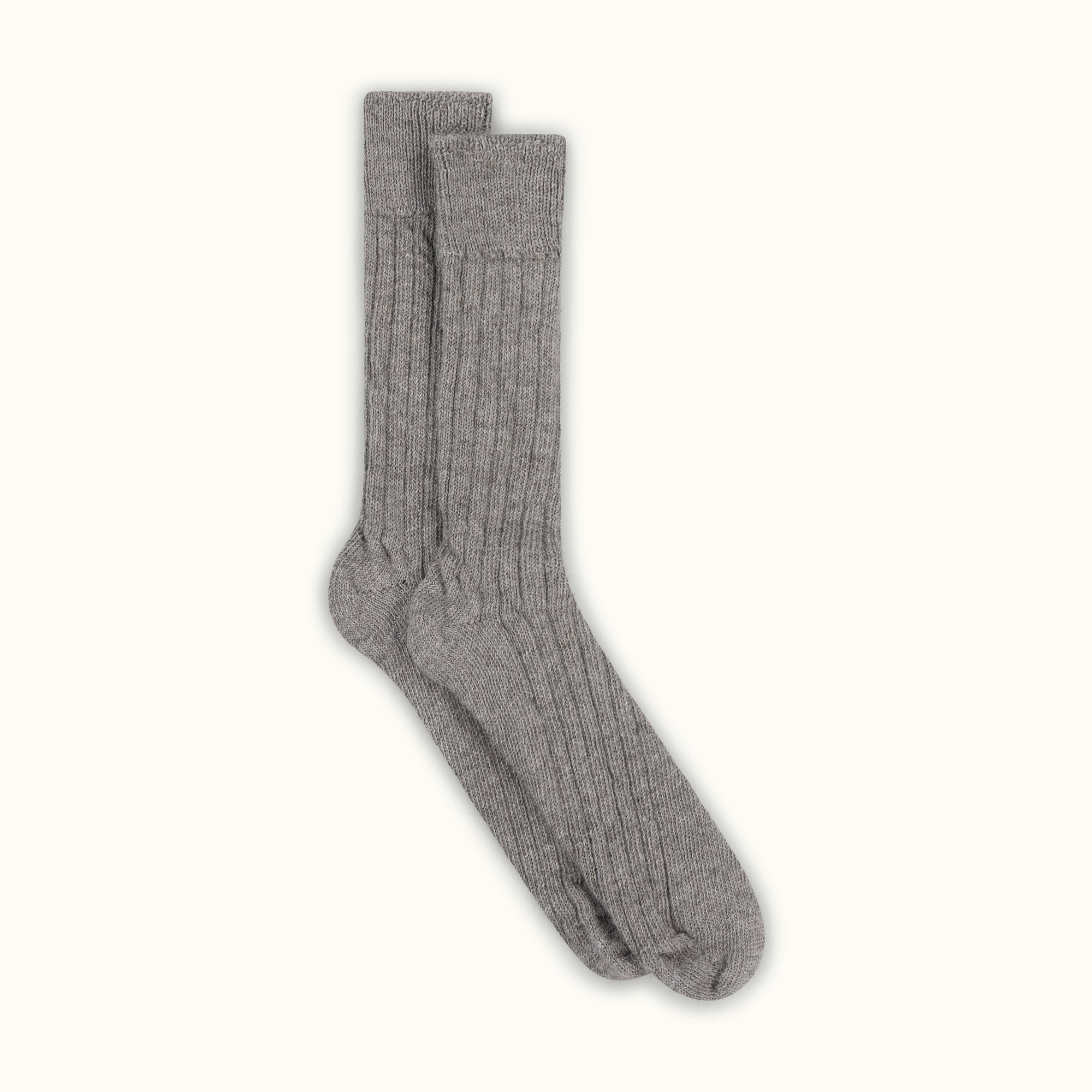 Grey Alpaca Sock