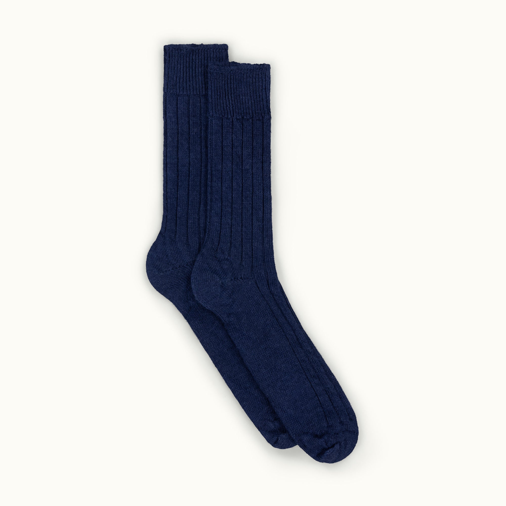 Navy Blue Alpaca Sock