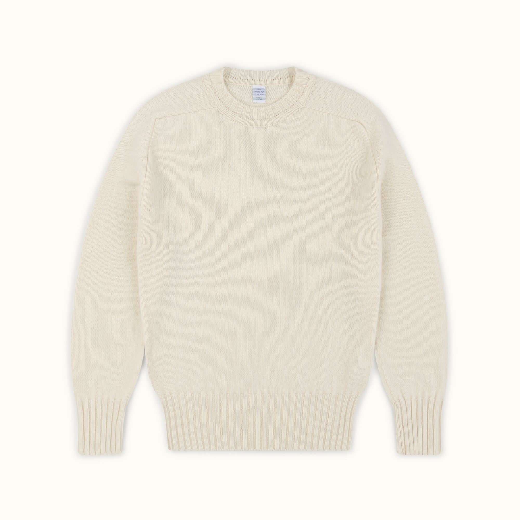 Saddle Crewneck w/Stripes