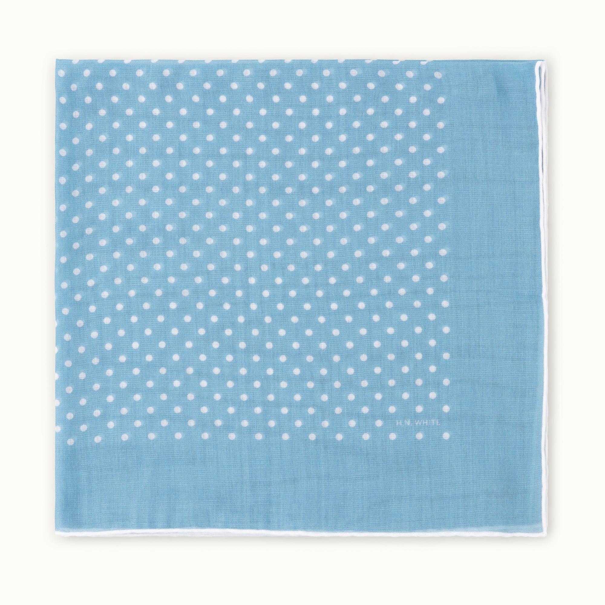 Featherweight Sky Blue Spotted Neckerchief
