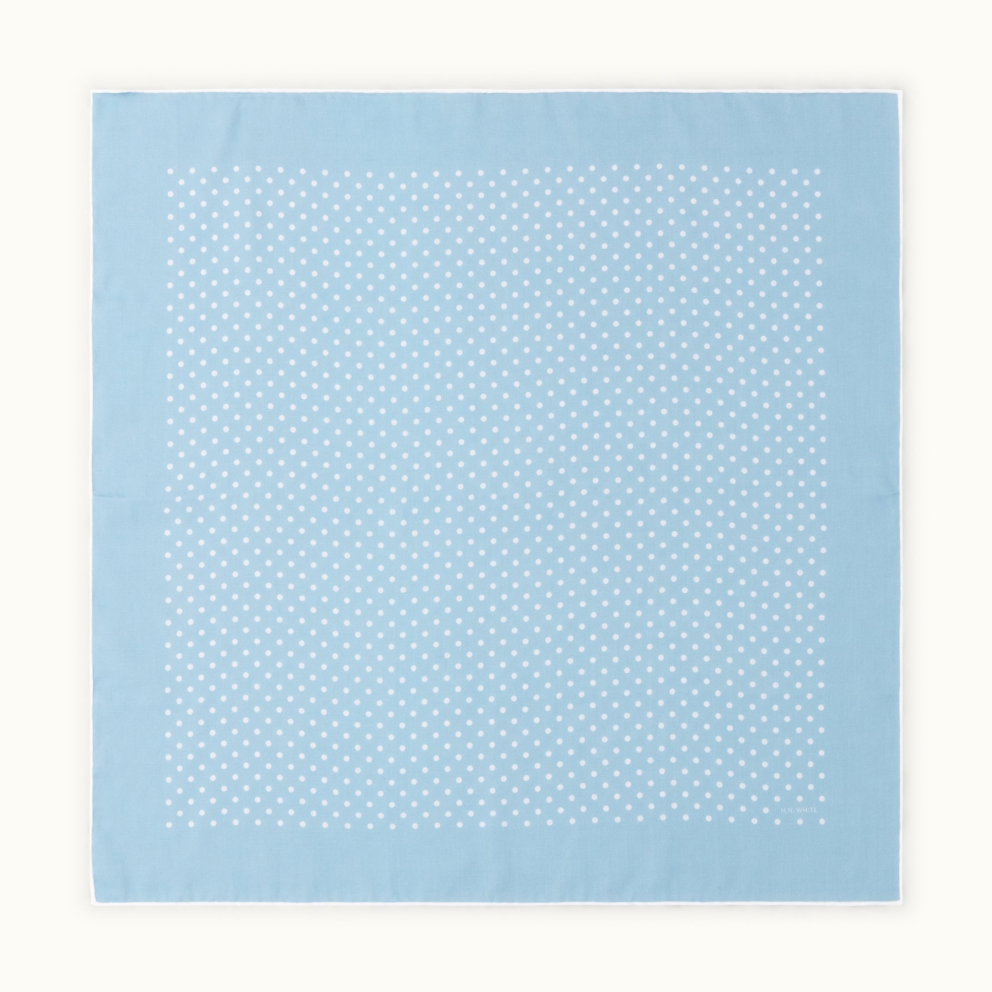 Featherweight Sky Blue Spotted Neckerchief