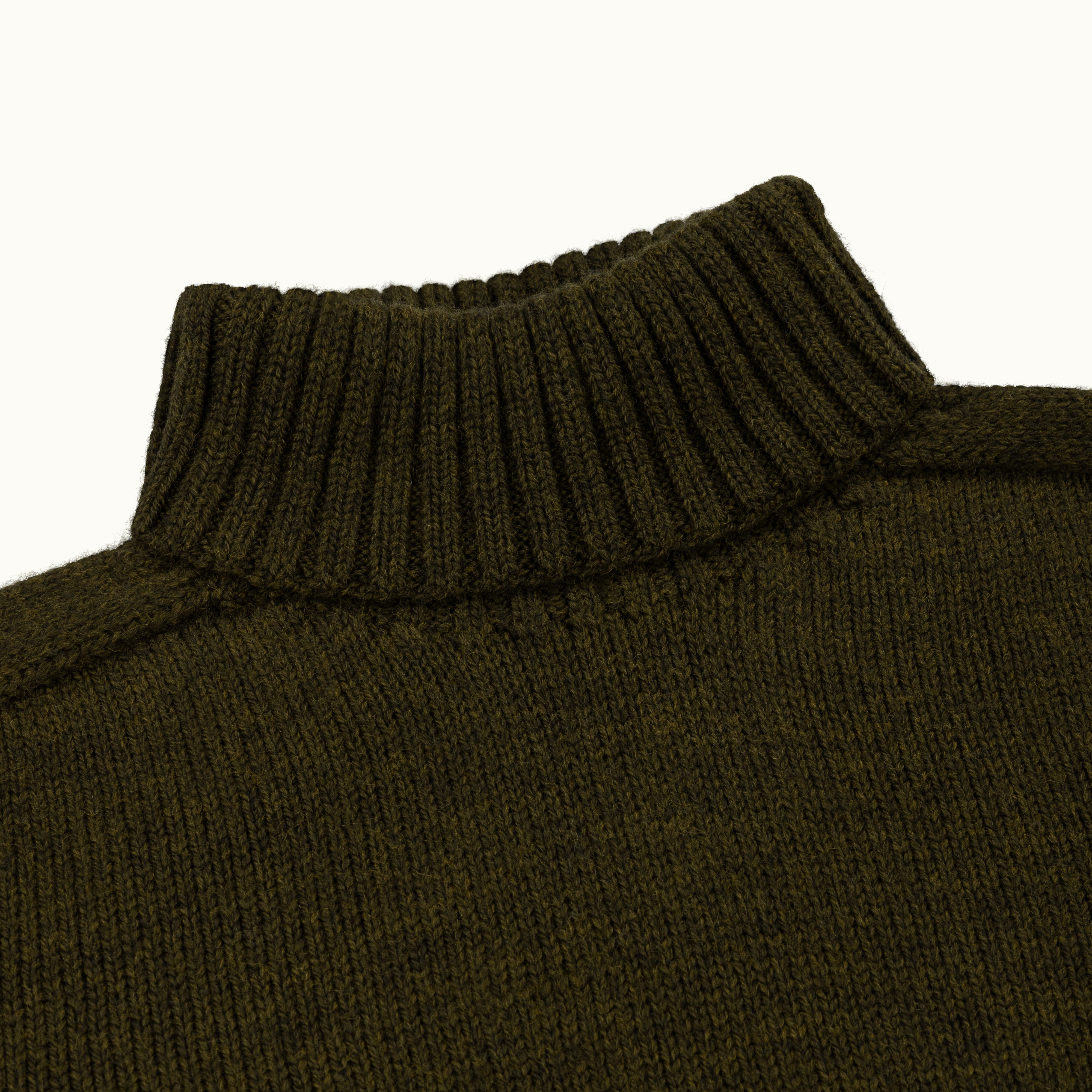 Loden Green Merino Submariner Jumper