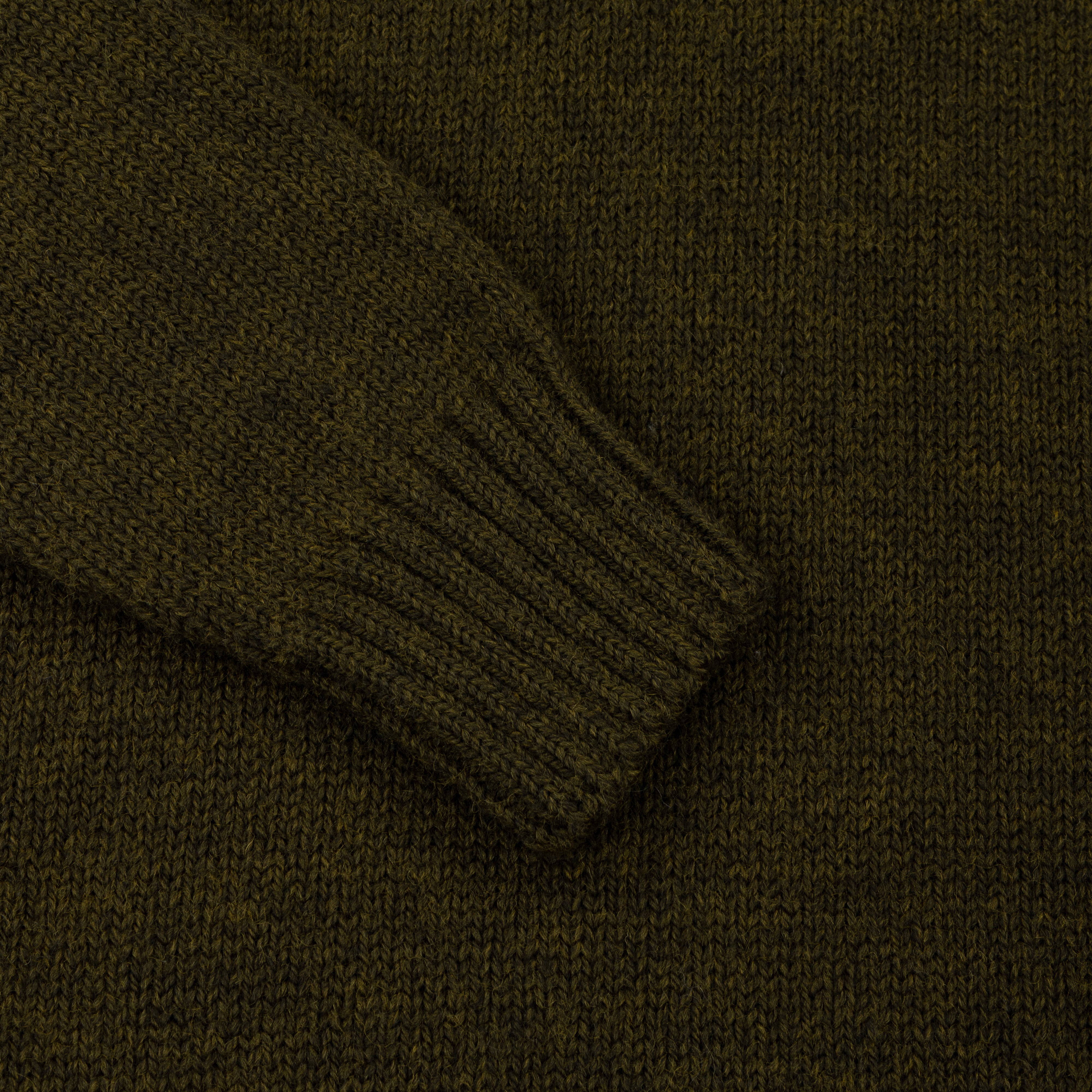 Loden Green Merino Submariner Jumper
