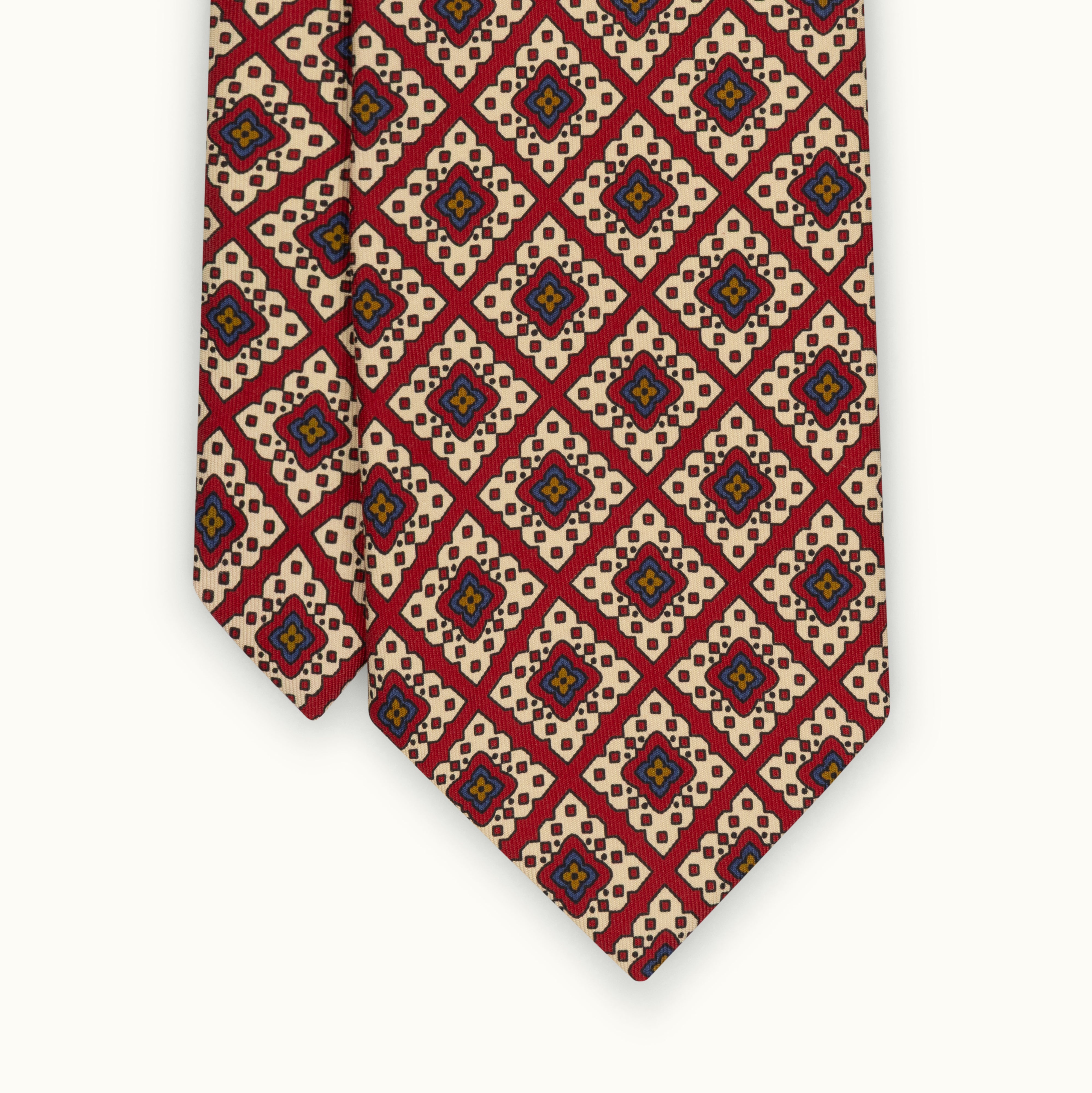 Red Diamond Madder Silk Tie