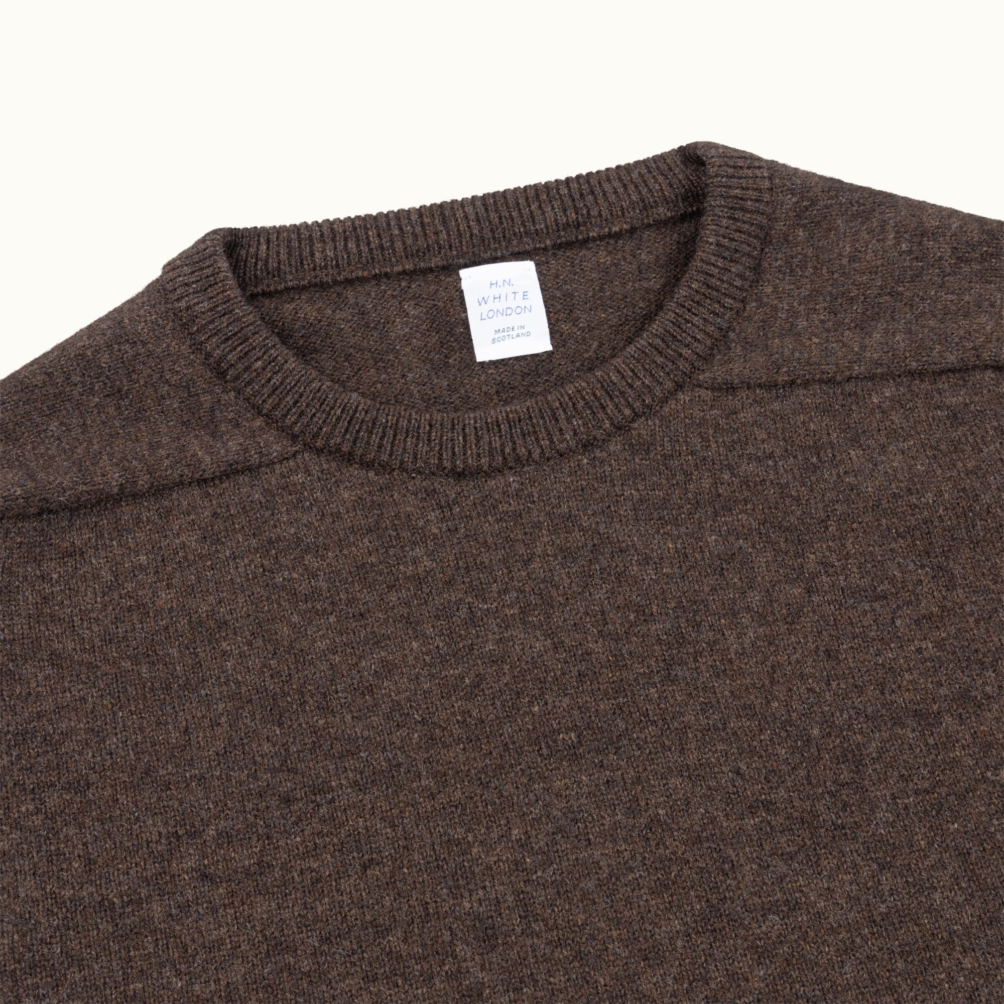 Mole Lambswool Saddle Shoulder Crew Neck