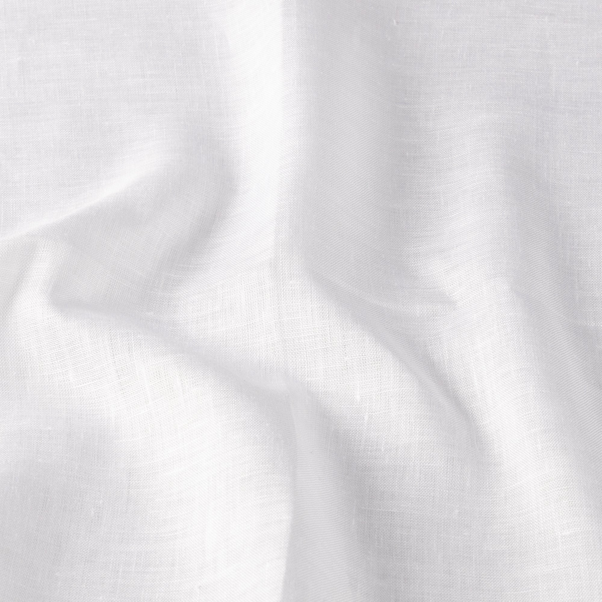 White Irish Linen Handkerchief