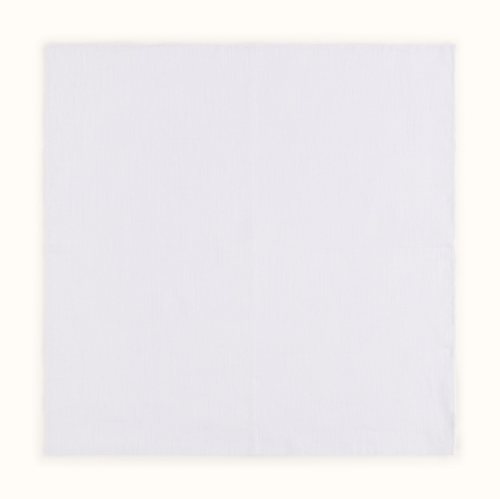 ホワイトアイリッシュリネンハンカチ