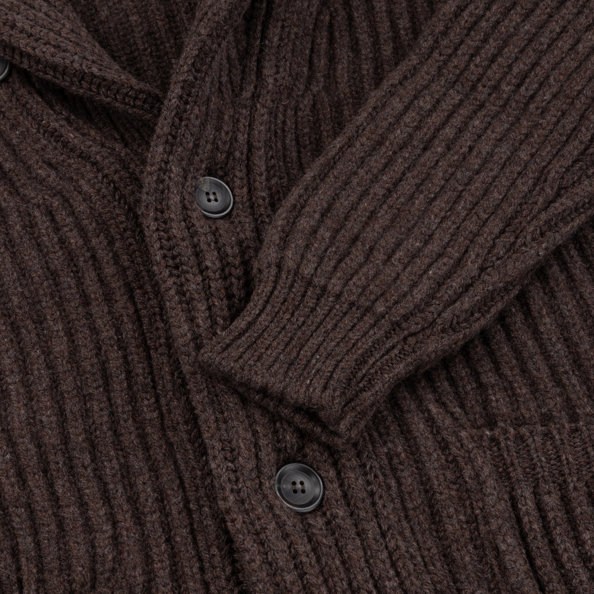 Porcupine Lambswool Shawl Collar Cardigan