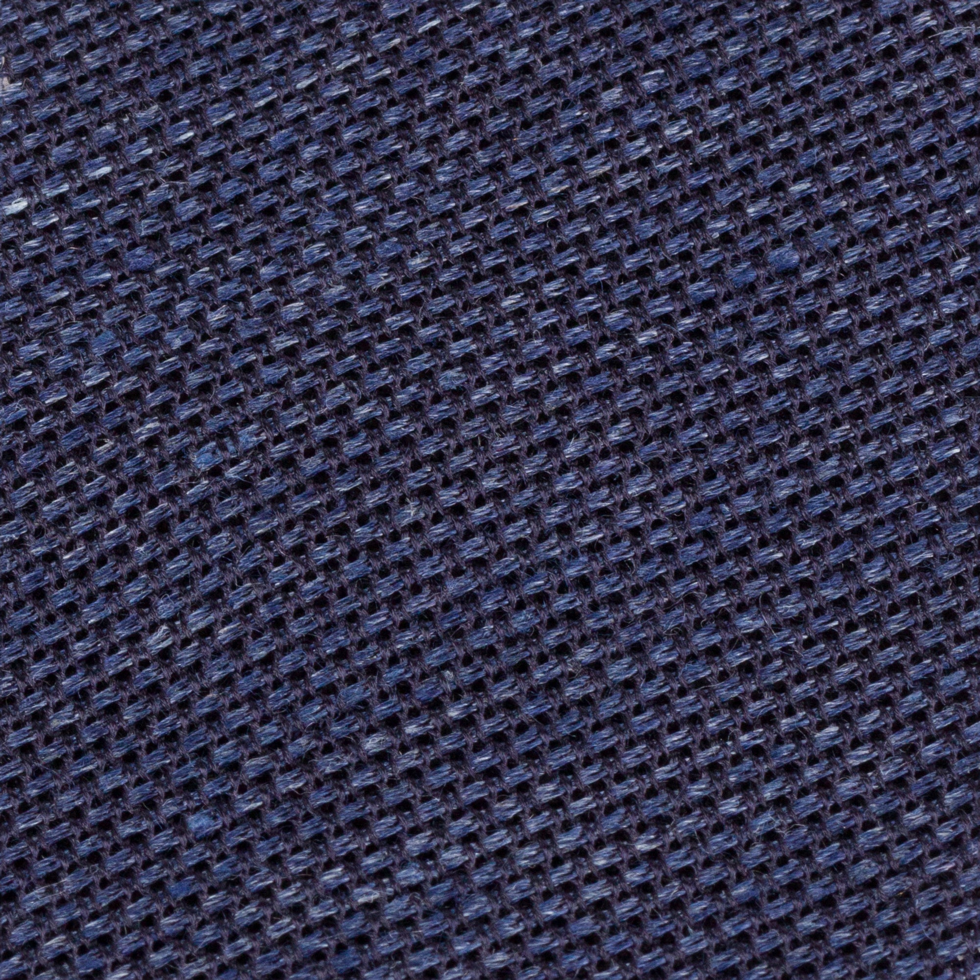 Blue Silk Linen Grenadine Tie