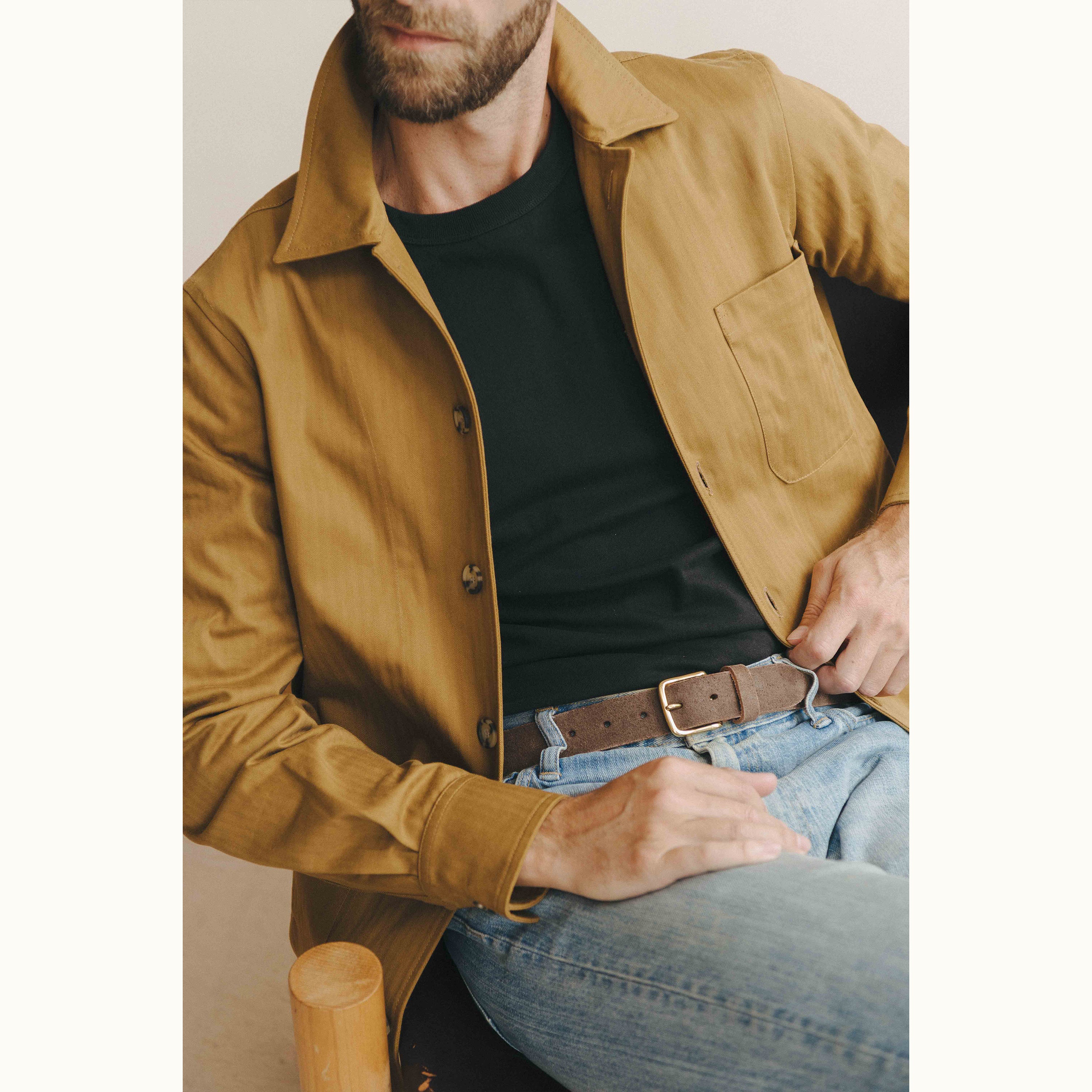 Tobacco HBT Cotton Chore Jacket