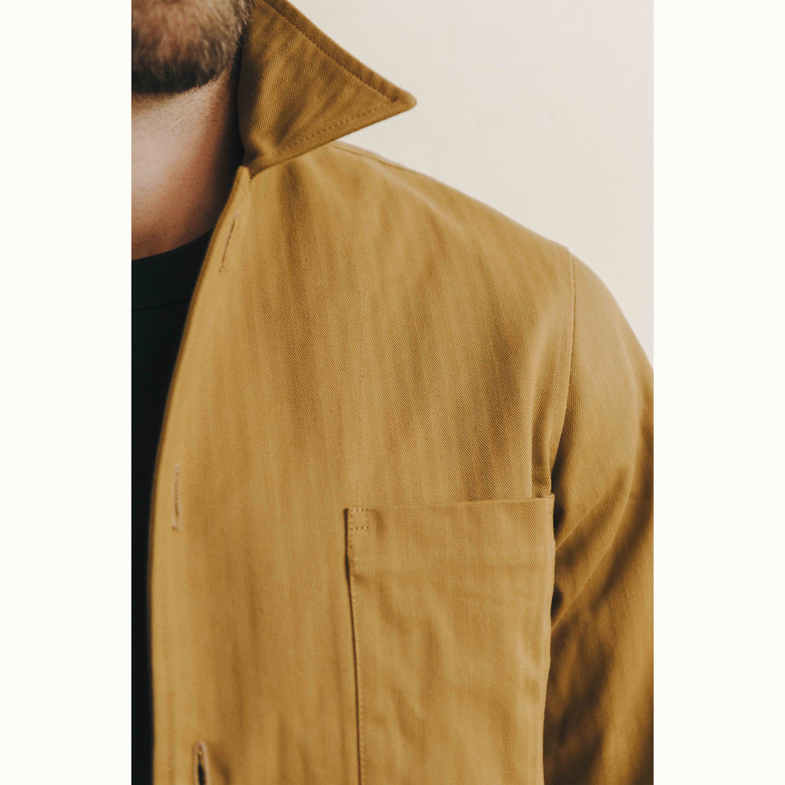 Tobacco HBT Cotton Chore Jacket