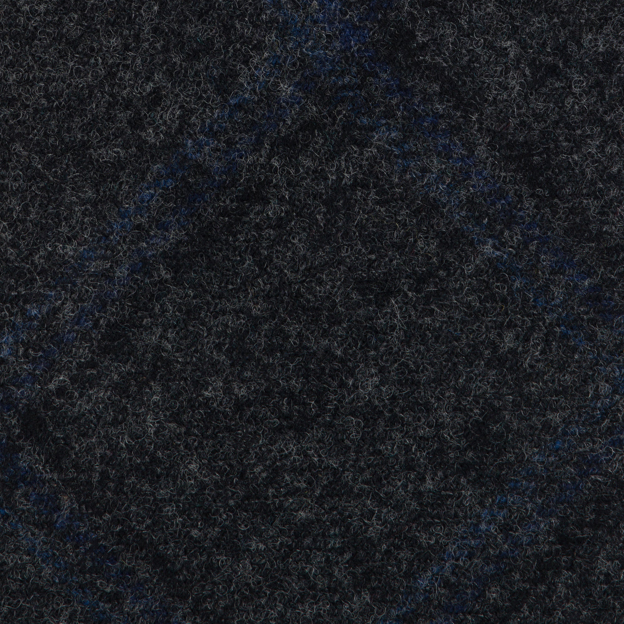 Charcoal Check Wool-Cashmere Tie