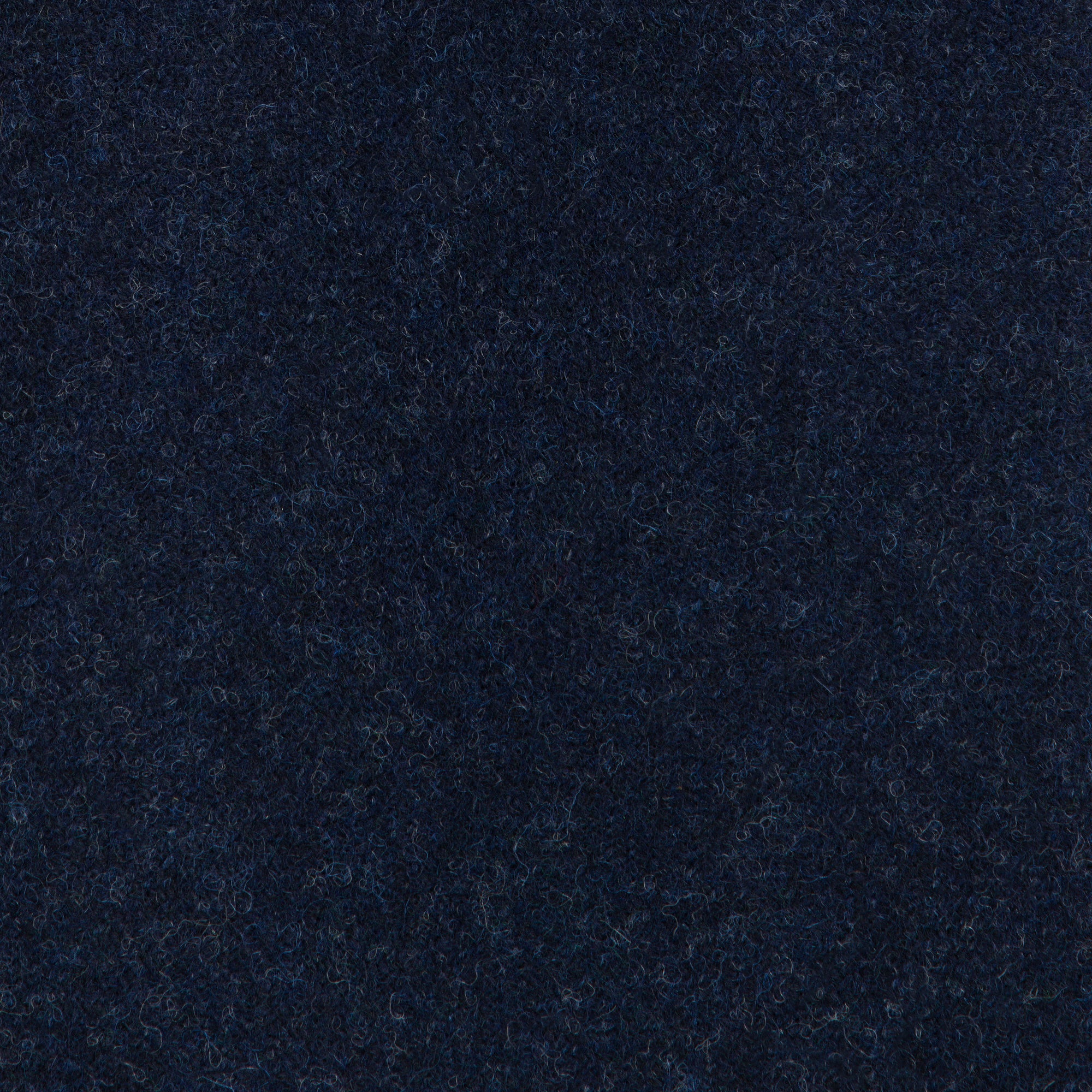 Navy Blue Herringbone Wool-Cashmere Tie