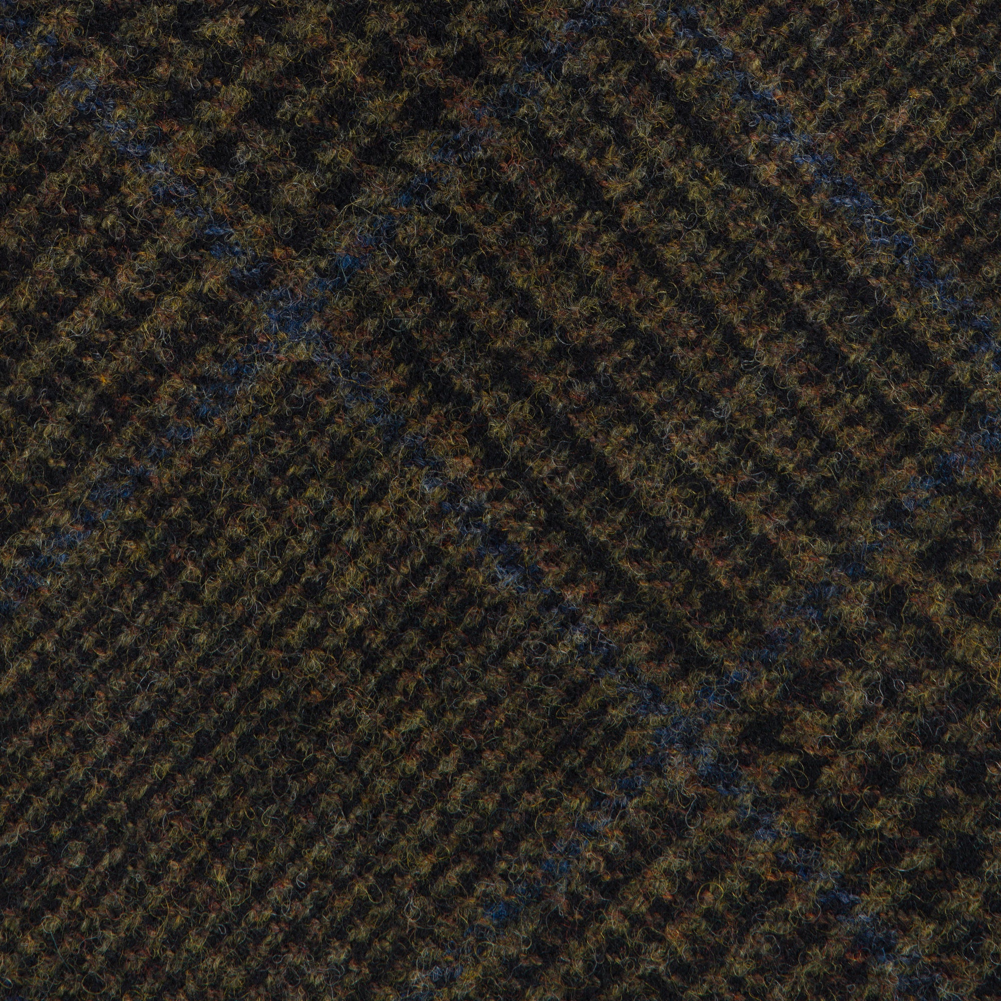 Brown Prince of Wales Wool-Cashmere Tie