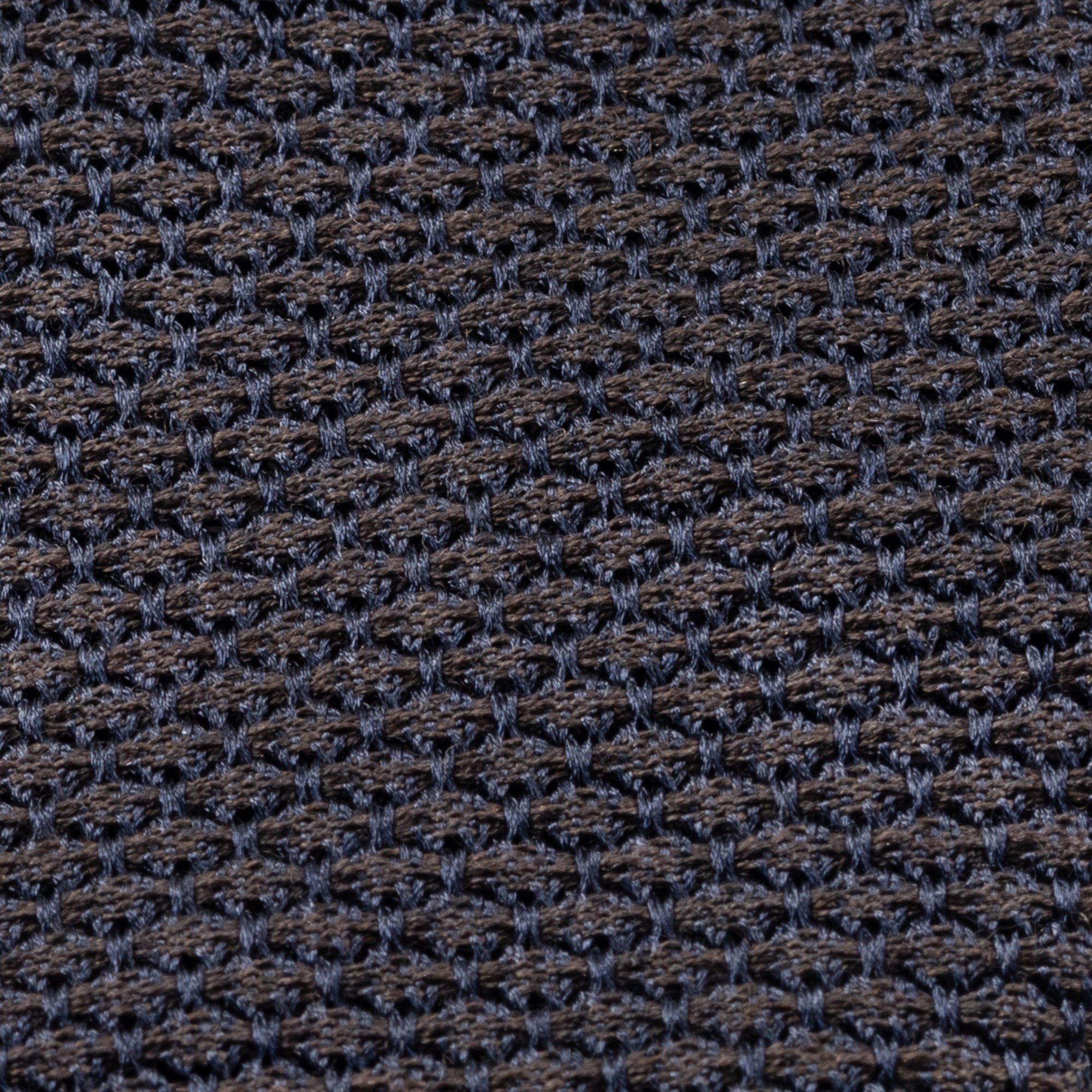 Brown Wool-Silk Grenadine Grossa Tie