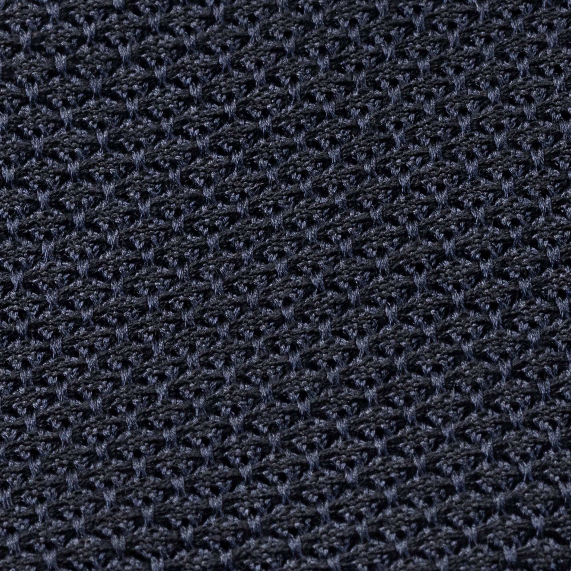 Midnight Wool-Silk Grenadine Grossa Tie