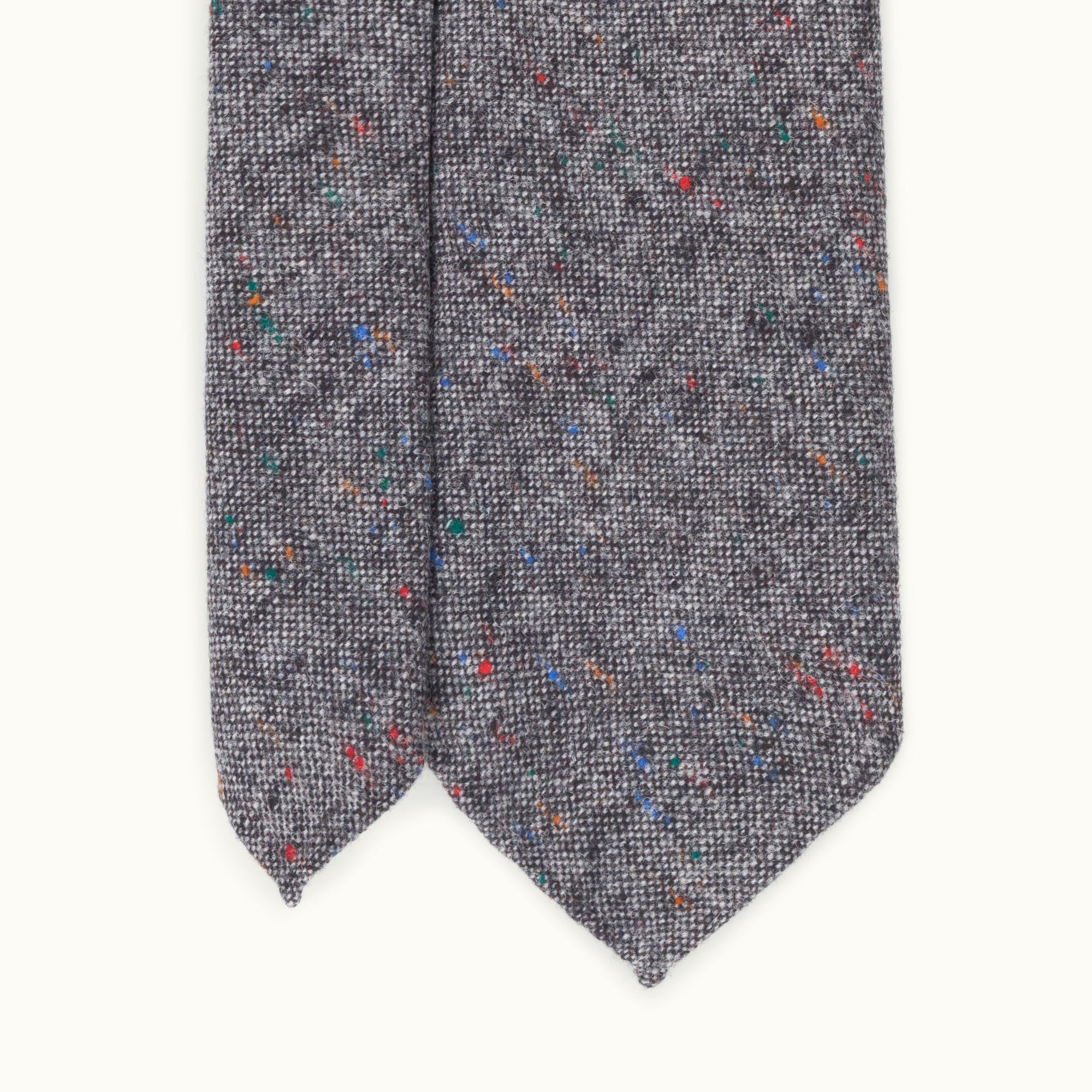 Grey Donegal Wool Tie