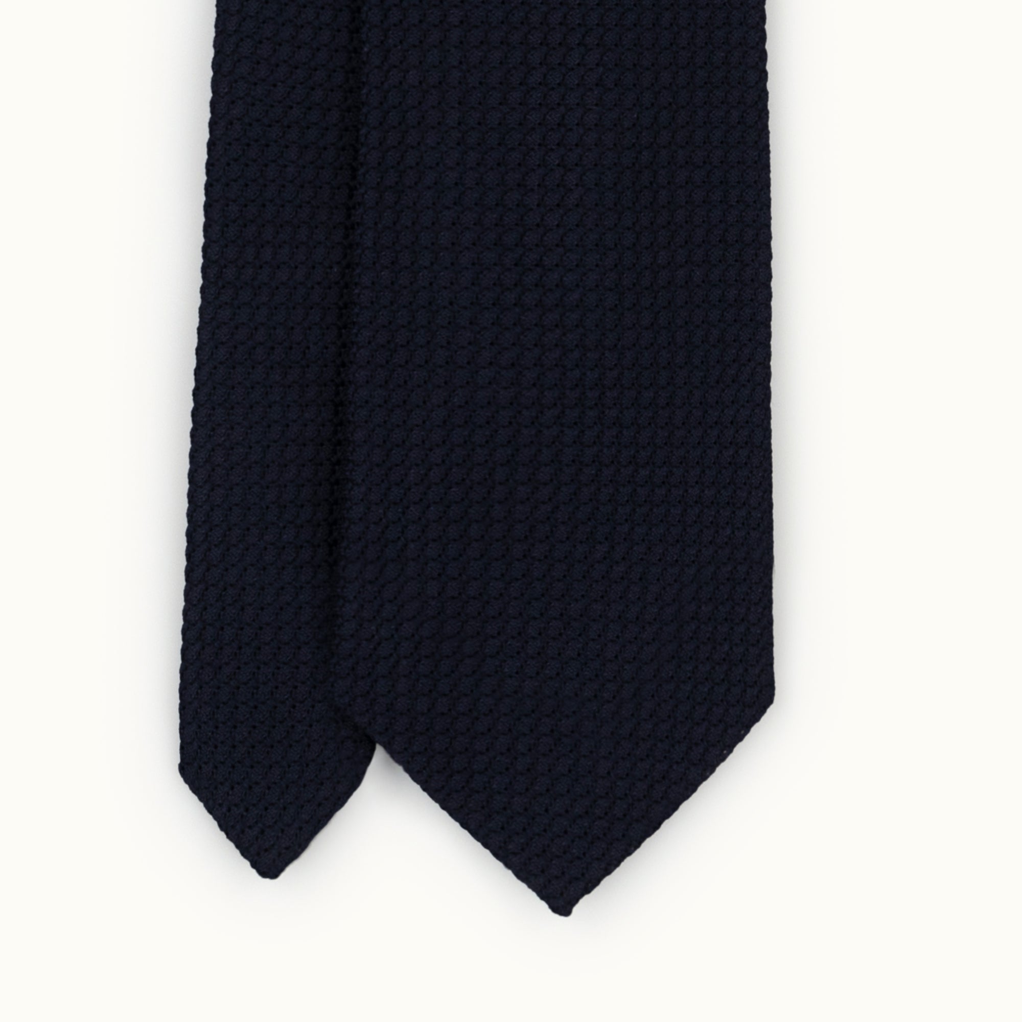 Dark Navy Blue Grenadine Tie