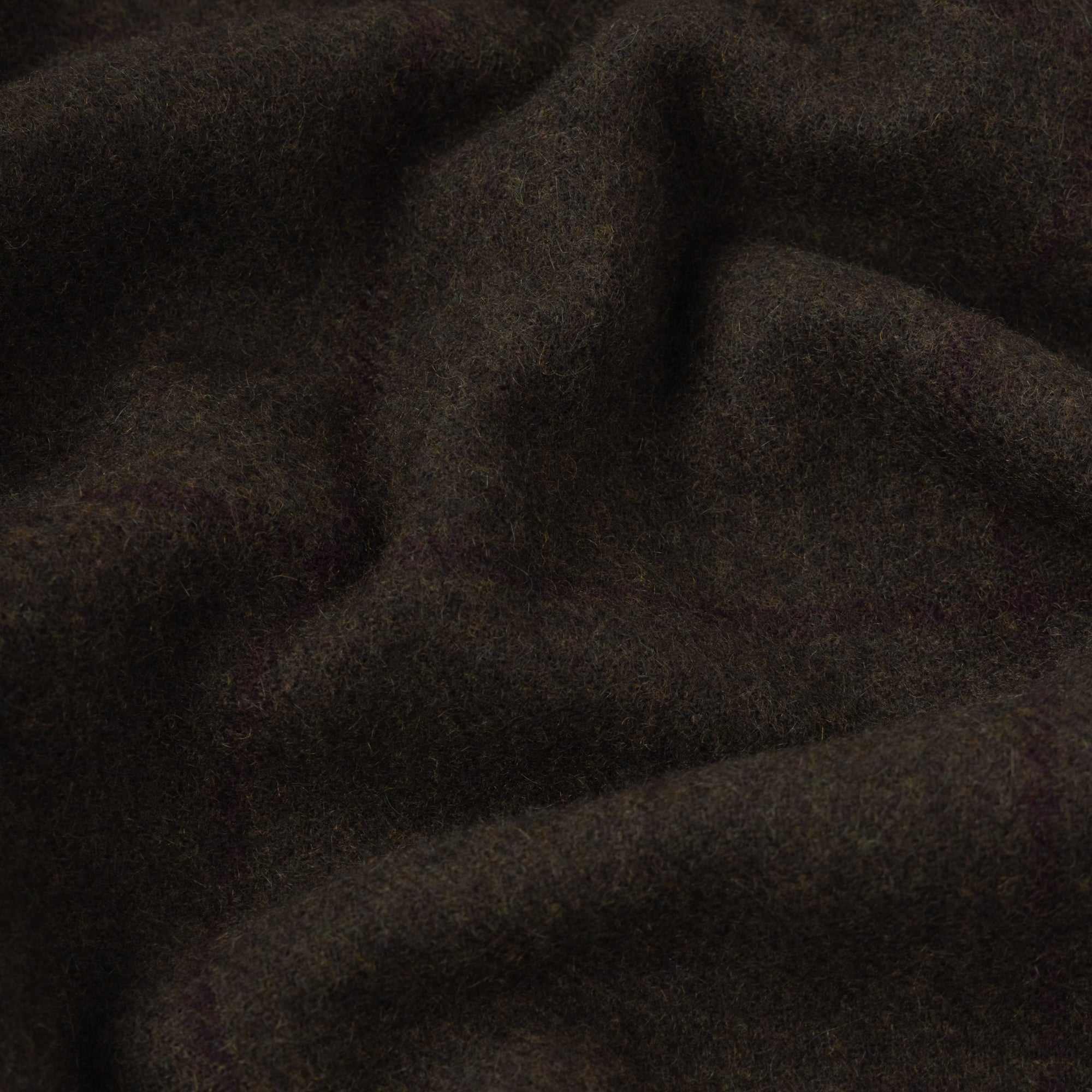 Dark Green Windowpane Cashmere Scarf