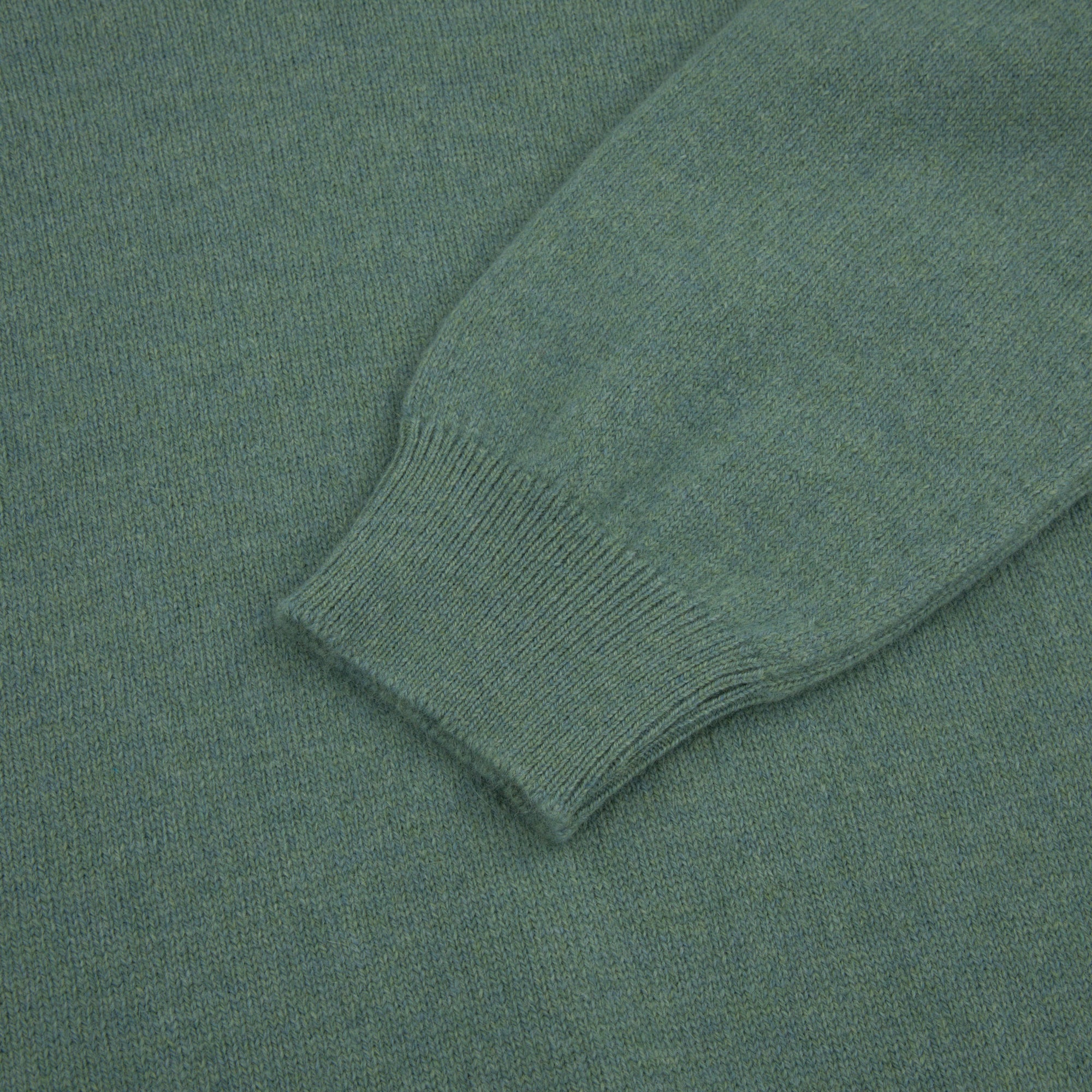 Duck Egg Merino-Angora V-Neck Jumper