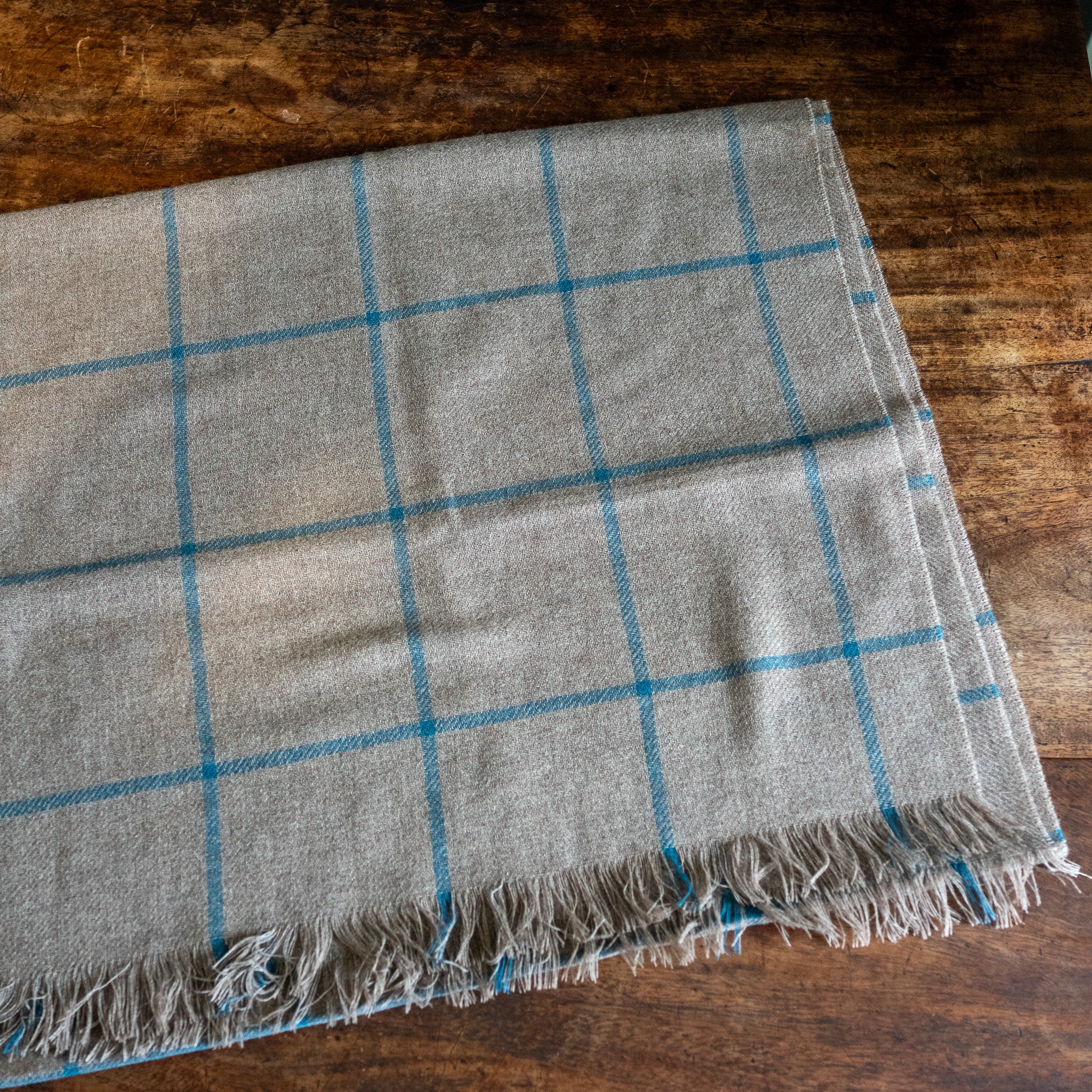 Brown Lightweight Cashmere Scarf