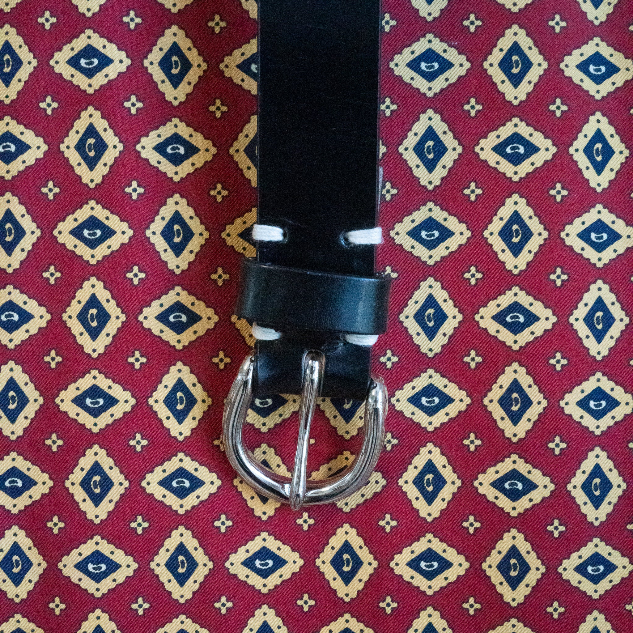 Black Bridle Leather 1" Belt