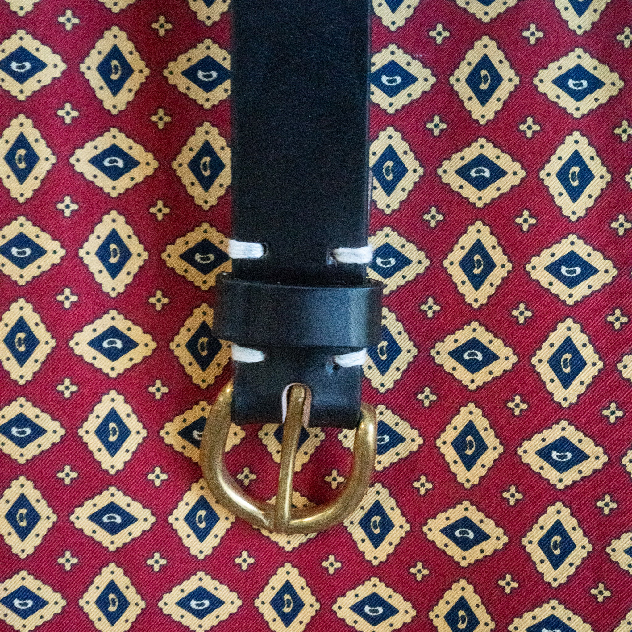 Dark Brown Bridle Leather 1" Belt