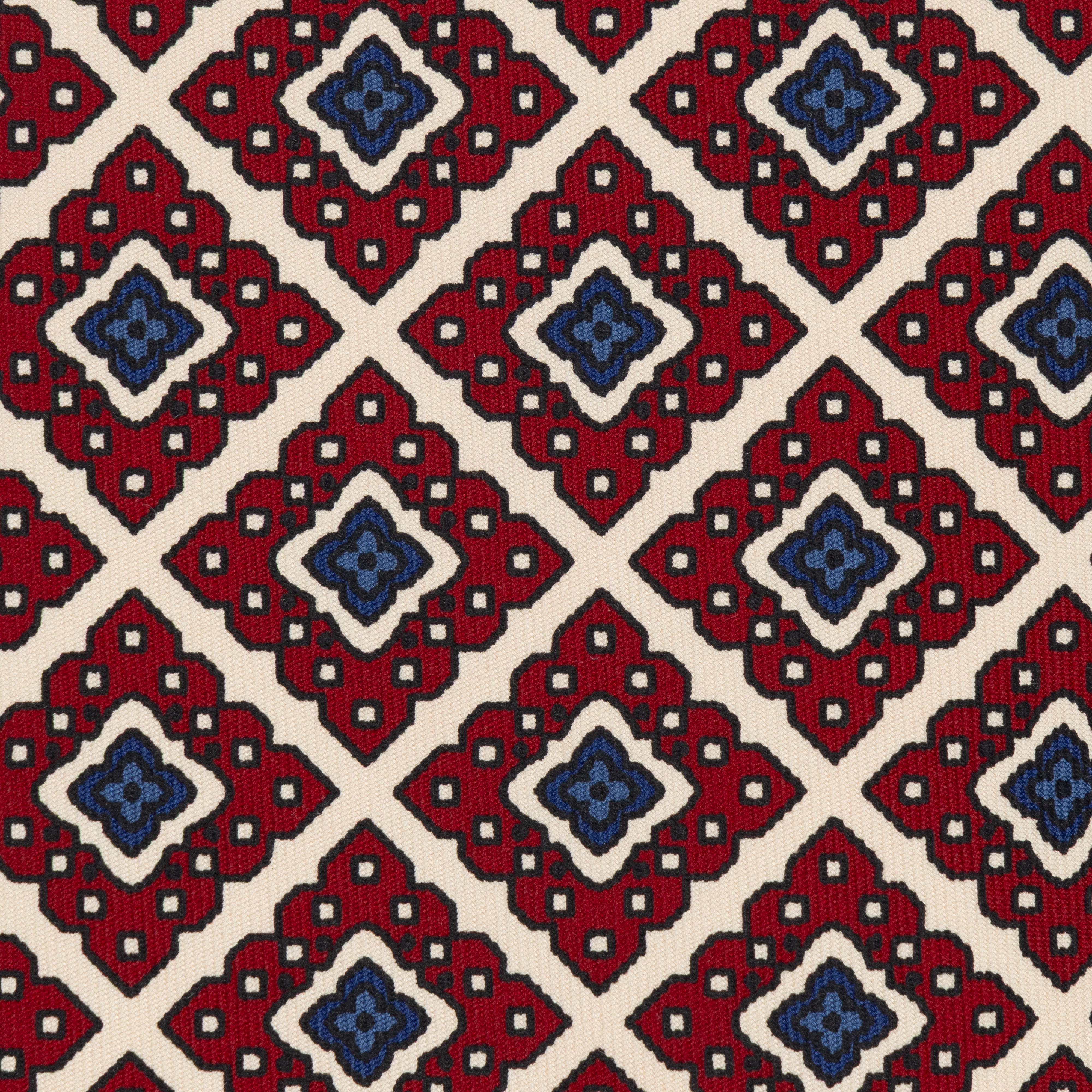 Buff Diamond Madder Silk Tie