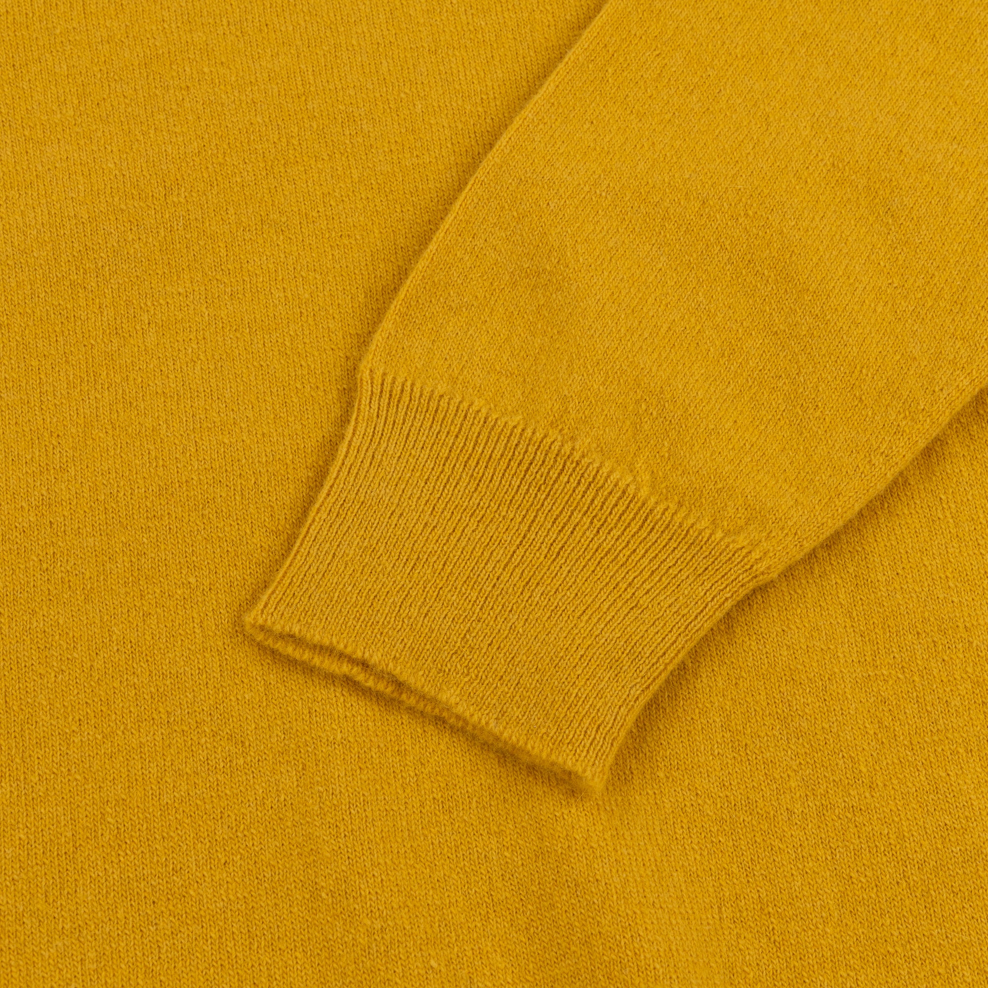 Ochre Merino-Angora Crew Neck Jumper