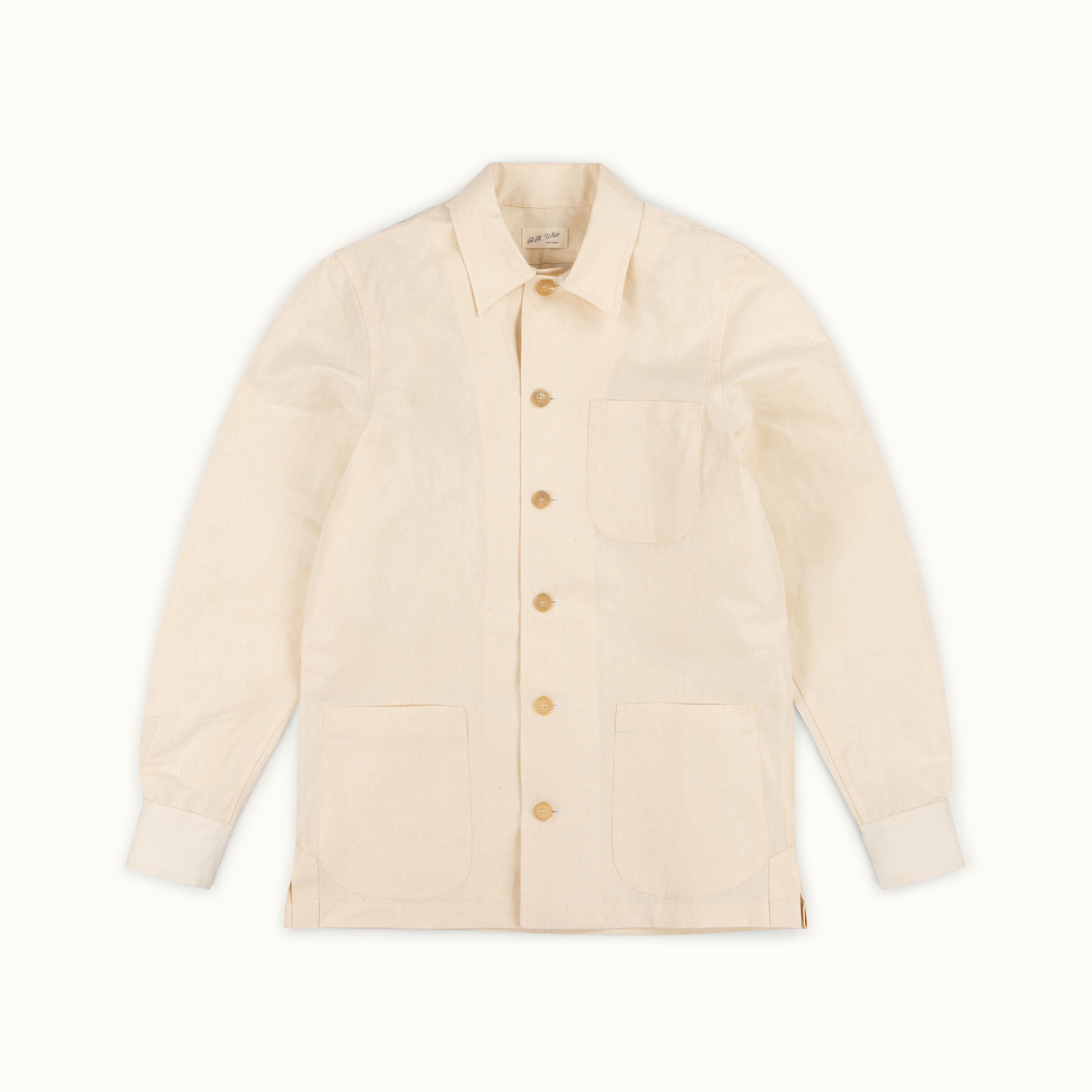 Vintage French Linen Chore Jacket Type 2