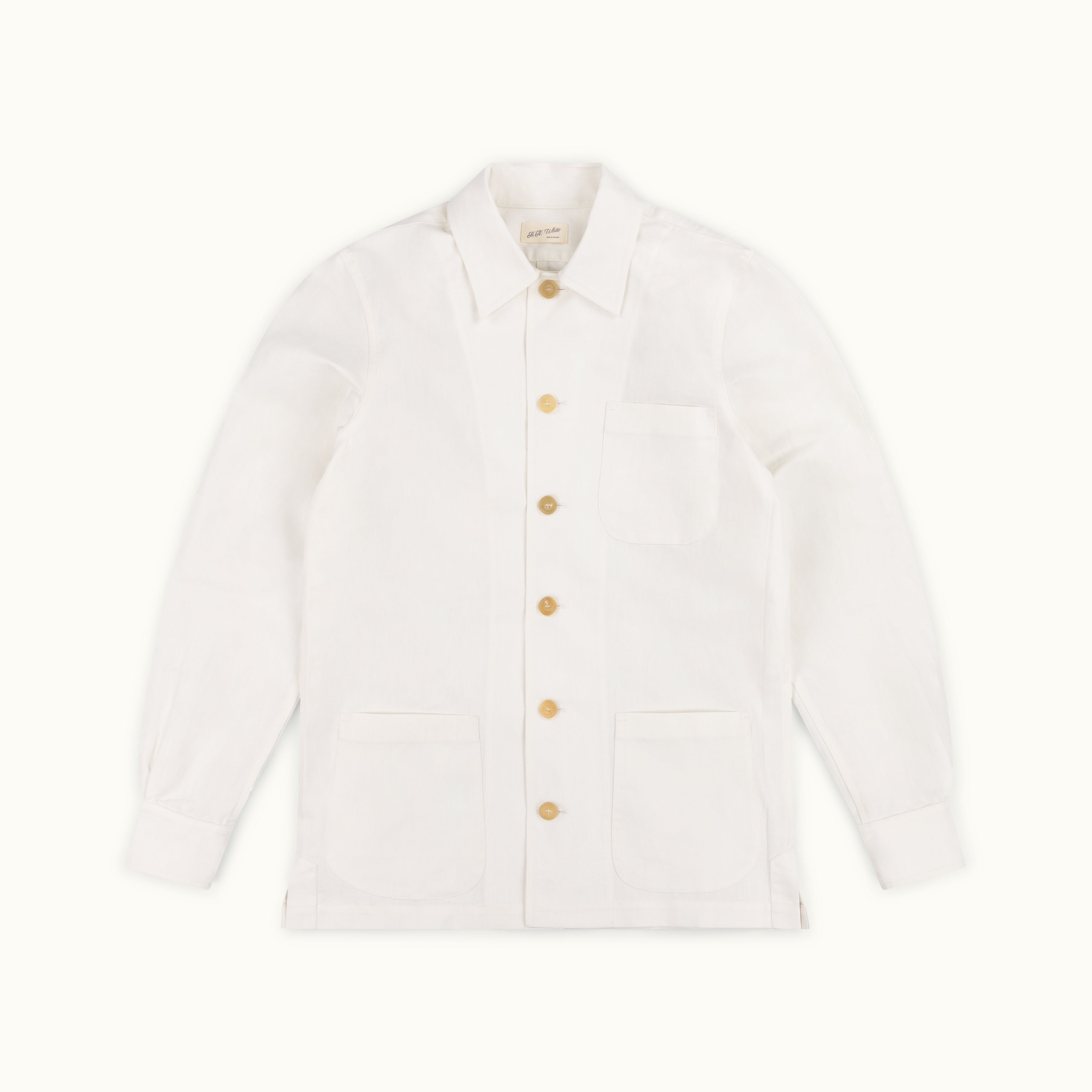 Vintage French Linen Chore Jacket Type 3