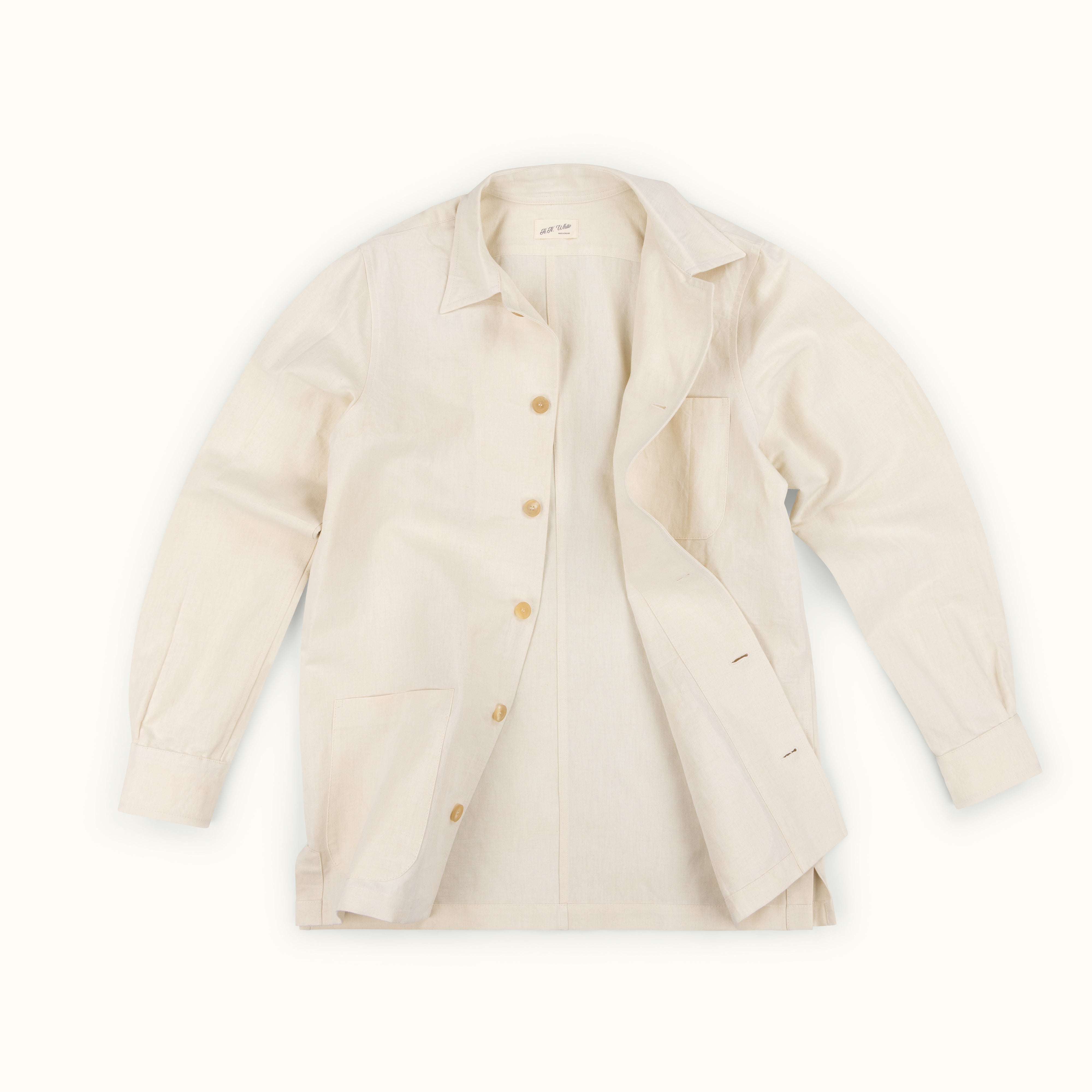 Vintage French Linen Chore Jacket Type 5