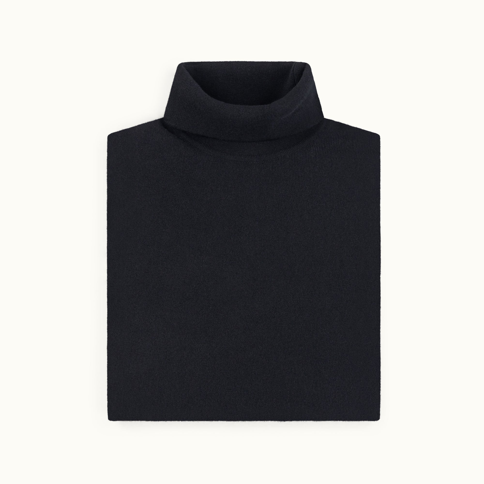 Black Architect Cashmere Roll Neck