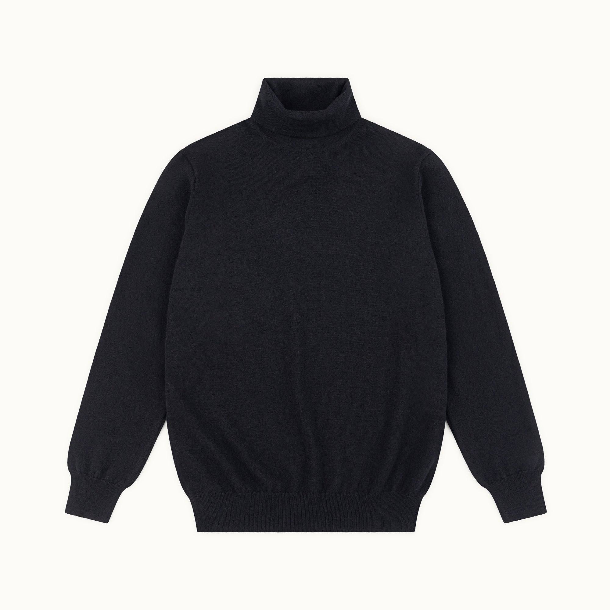 Black Architect Cashmere Roll Neck