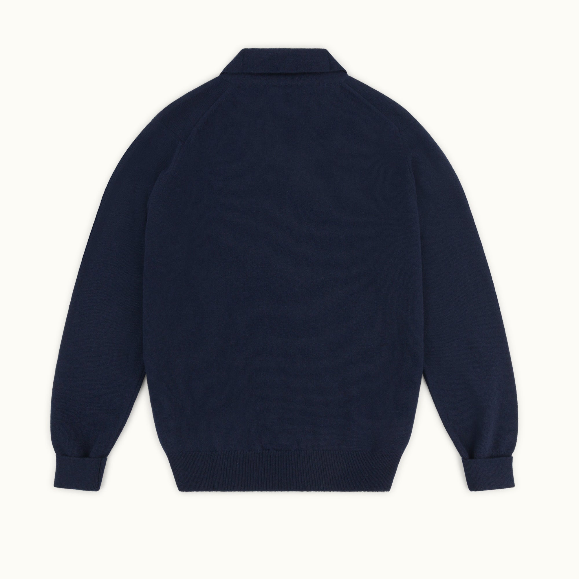 Navy Blue Geelong Knitted Polo