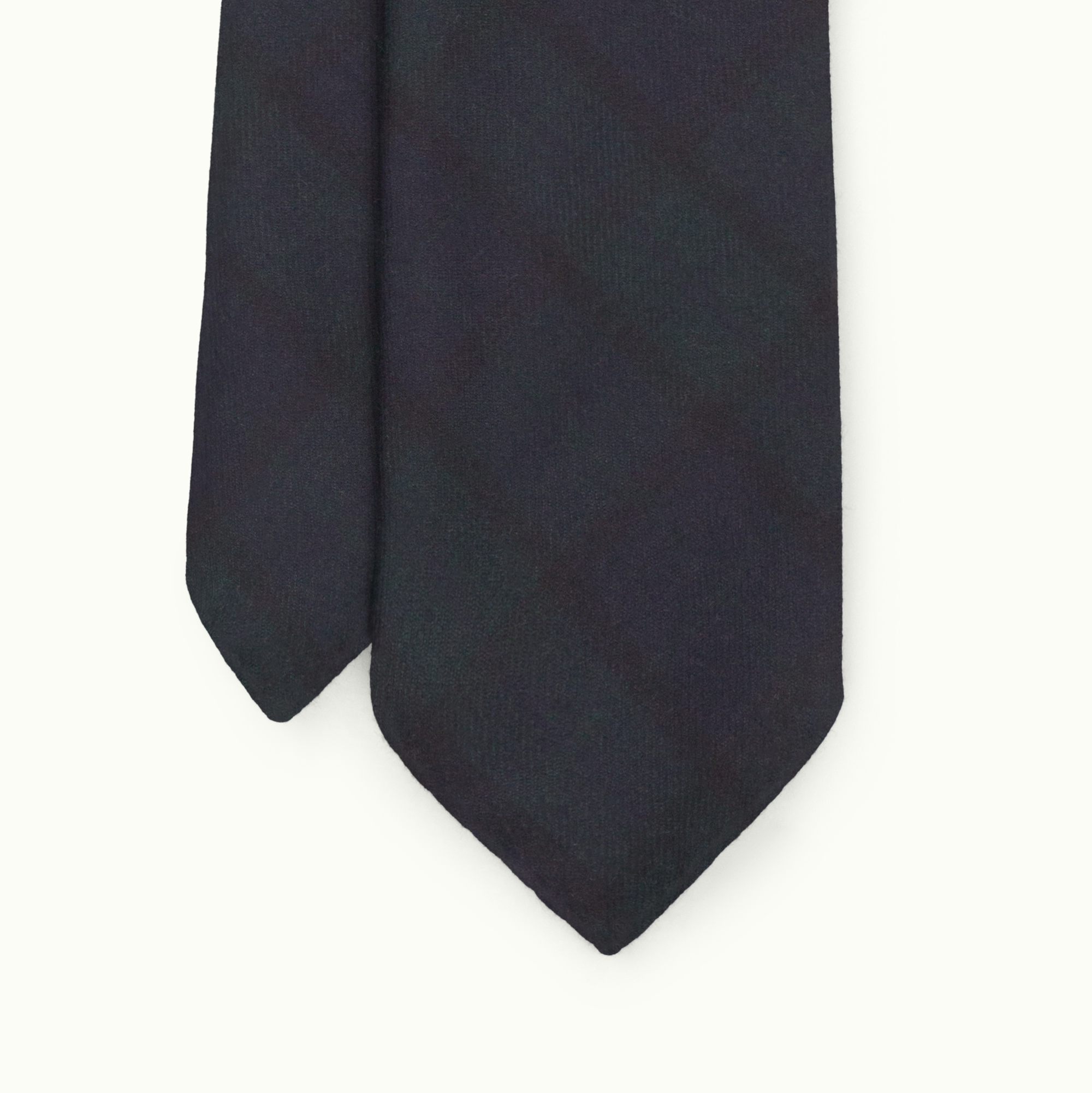 Black Watch Tartan Wool Tie