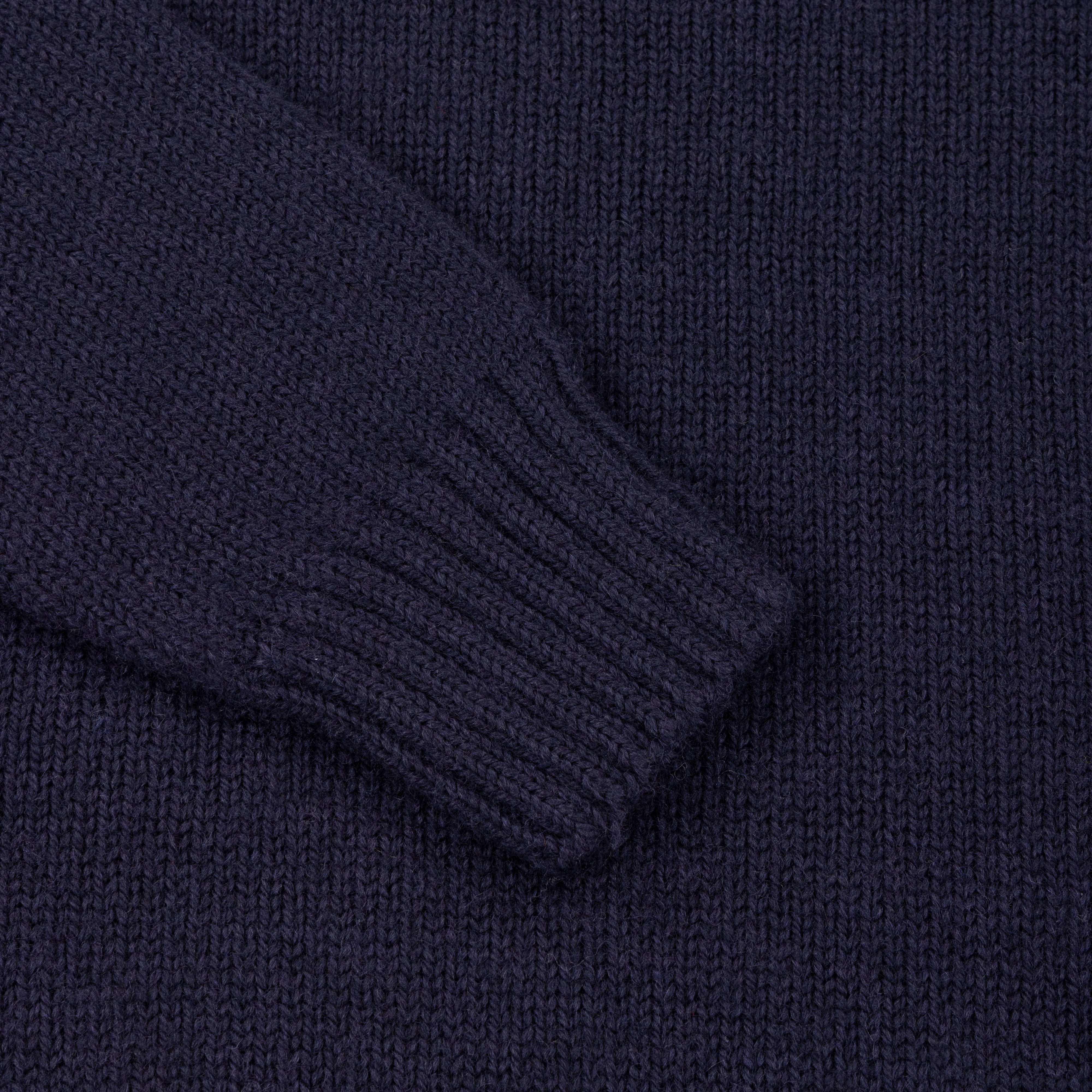 Navy Merino Submariner Jumper