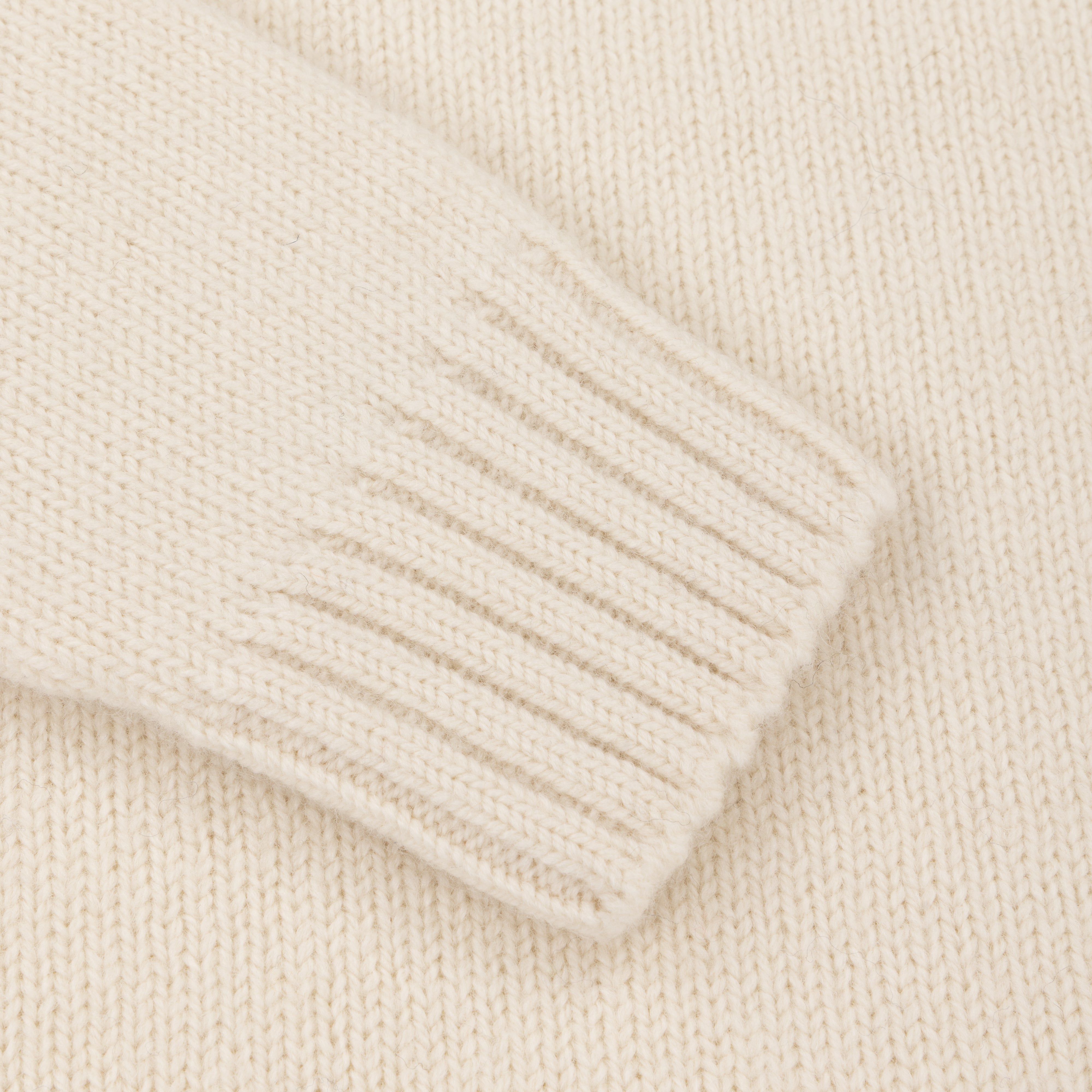 Ecru Merino Submariner Jumper
