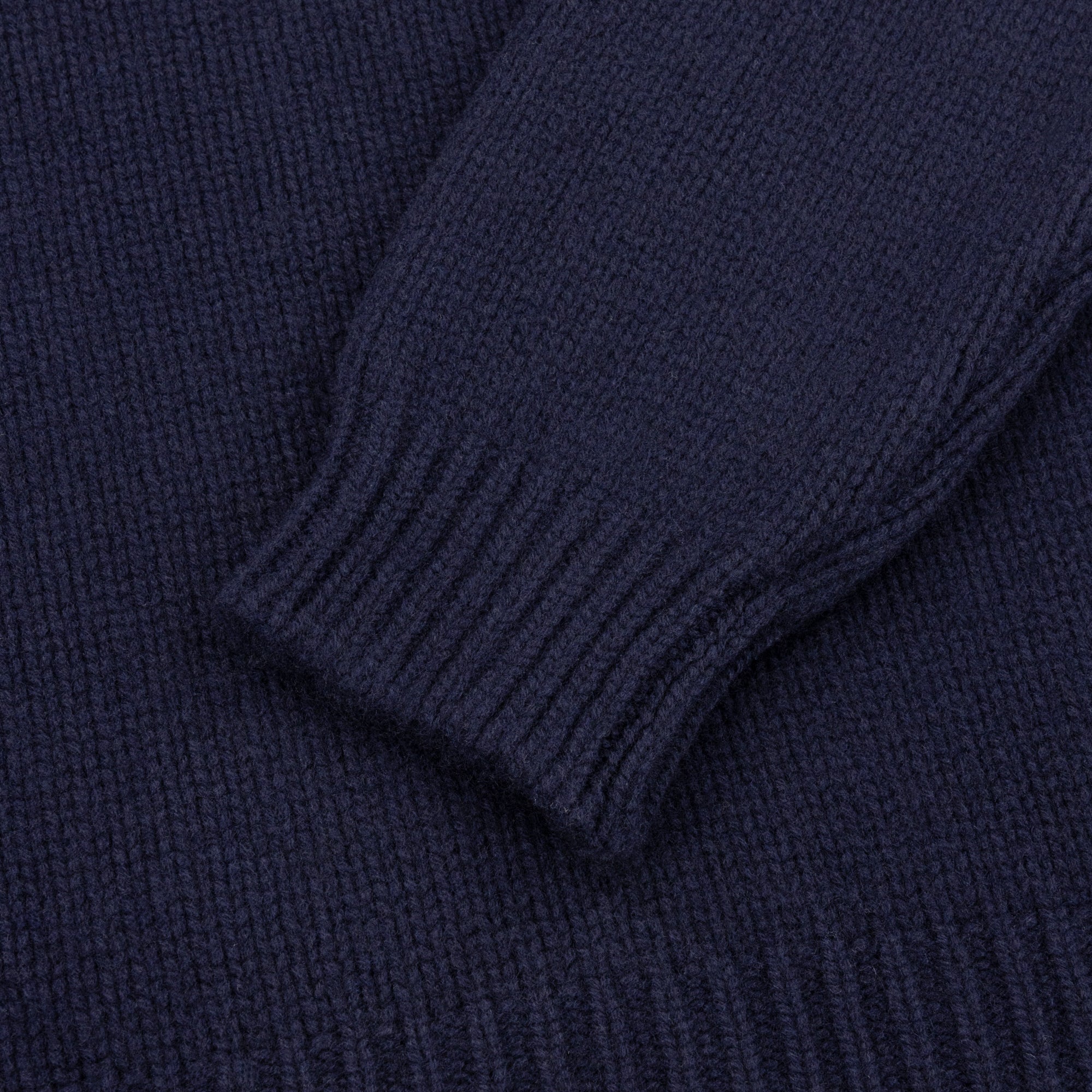 Navy Raglan Cashmere Crew Neck