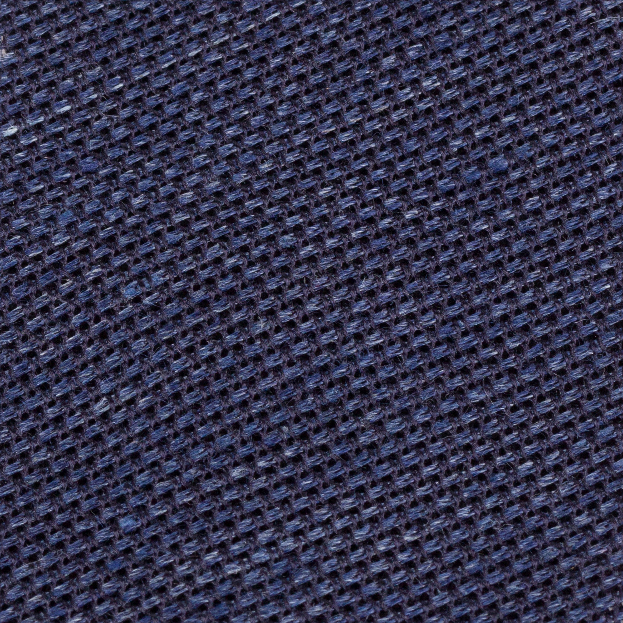 Blue Silk Linen Grenadine Tie