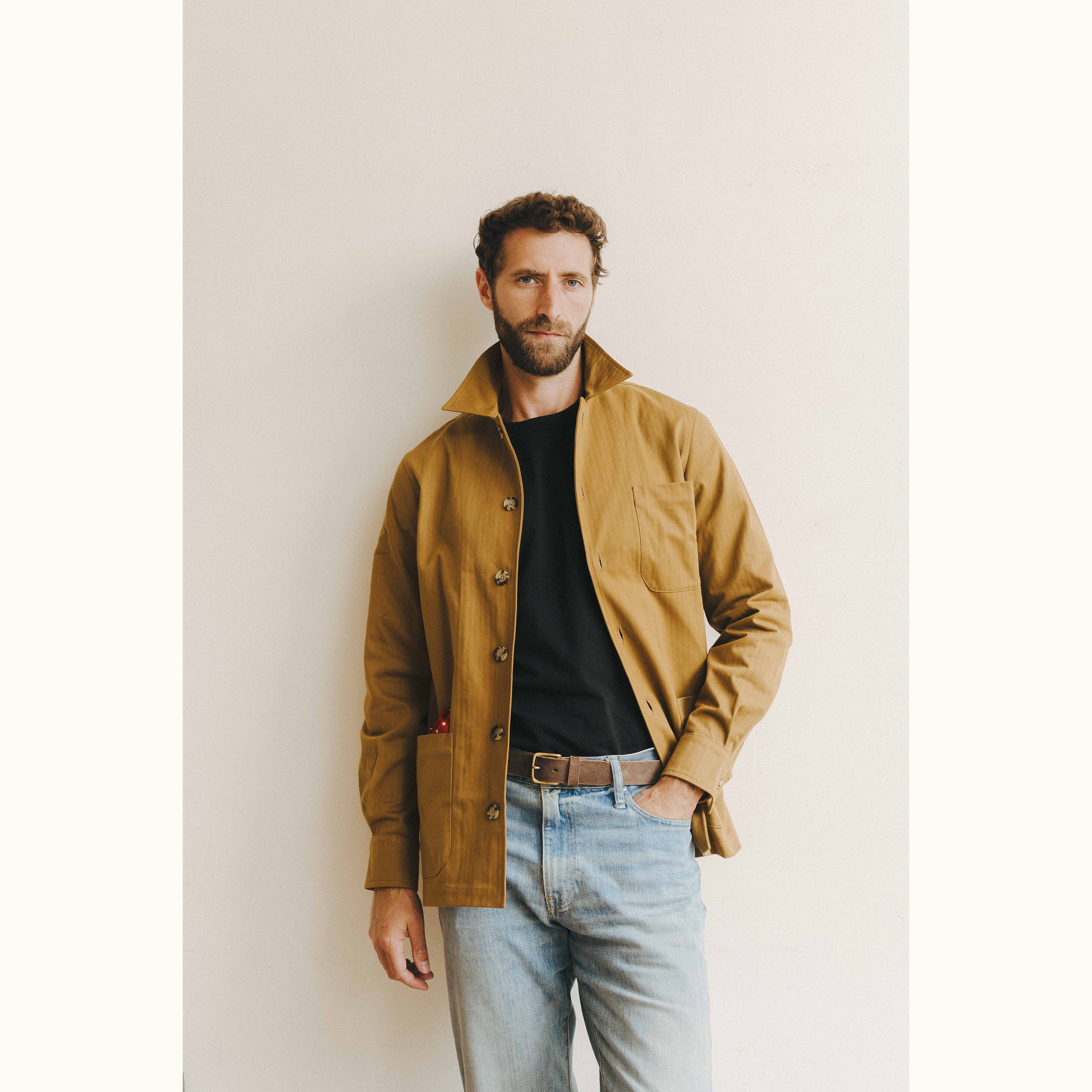 Tobacco HBT Cotton Chore Jacket